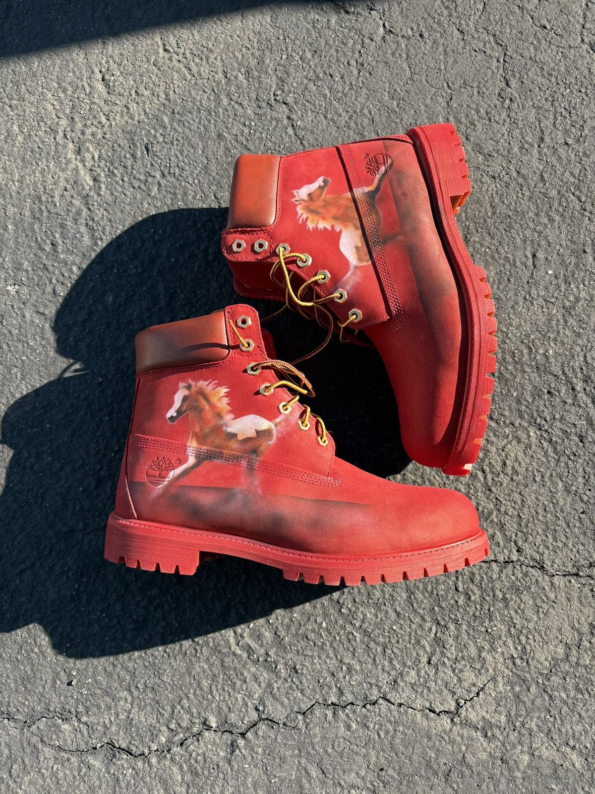 424 × Mowalola mowalola x 424 timberlands Size US 11.5 / EU 44-45 - 1 Thumbnail