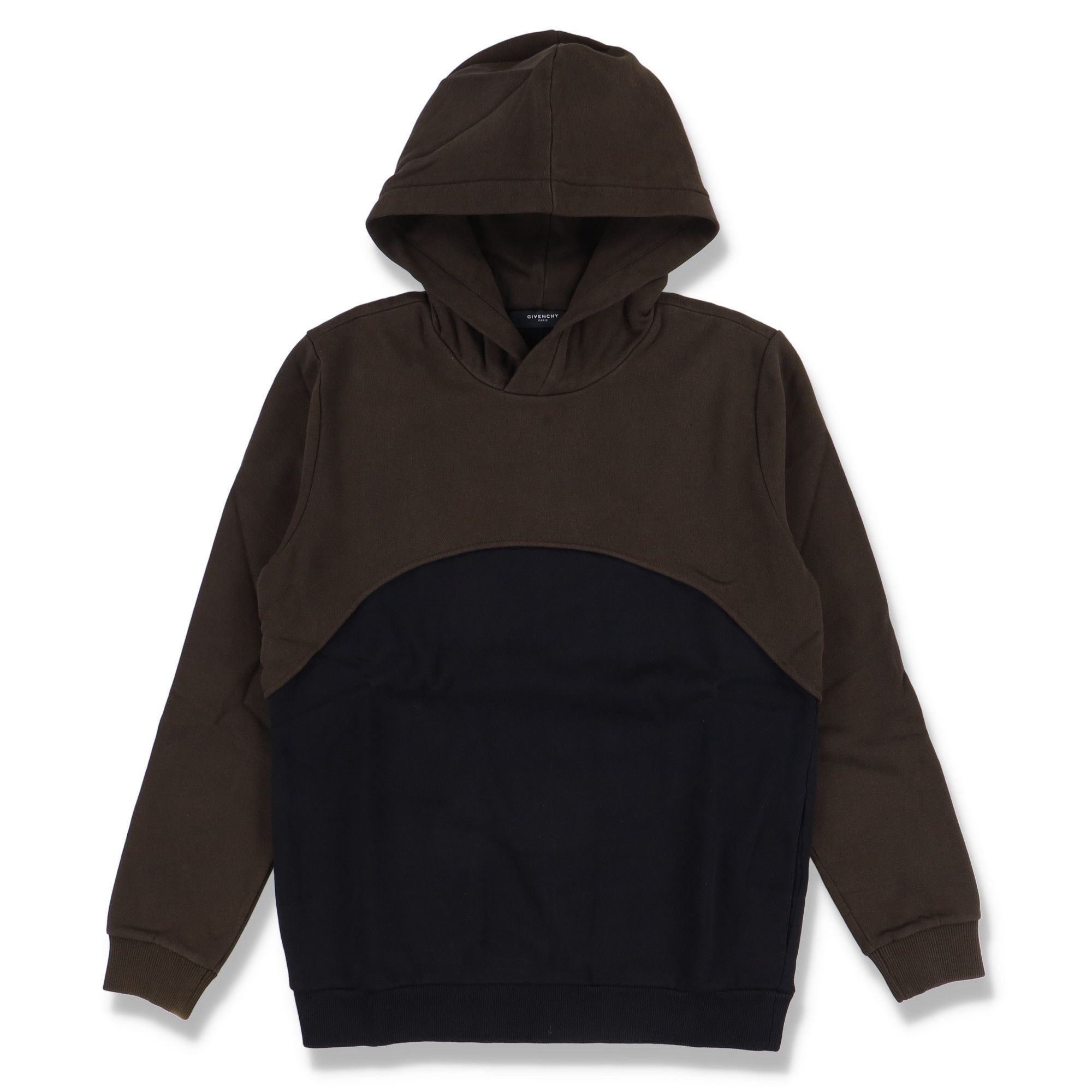 Givenchy Brown and Black Double Layered Hoodie Size S / US 4 / IT 40 - 2 Thumbnail
