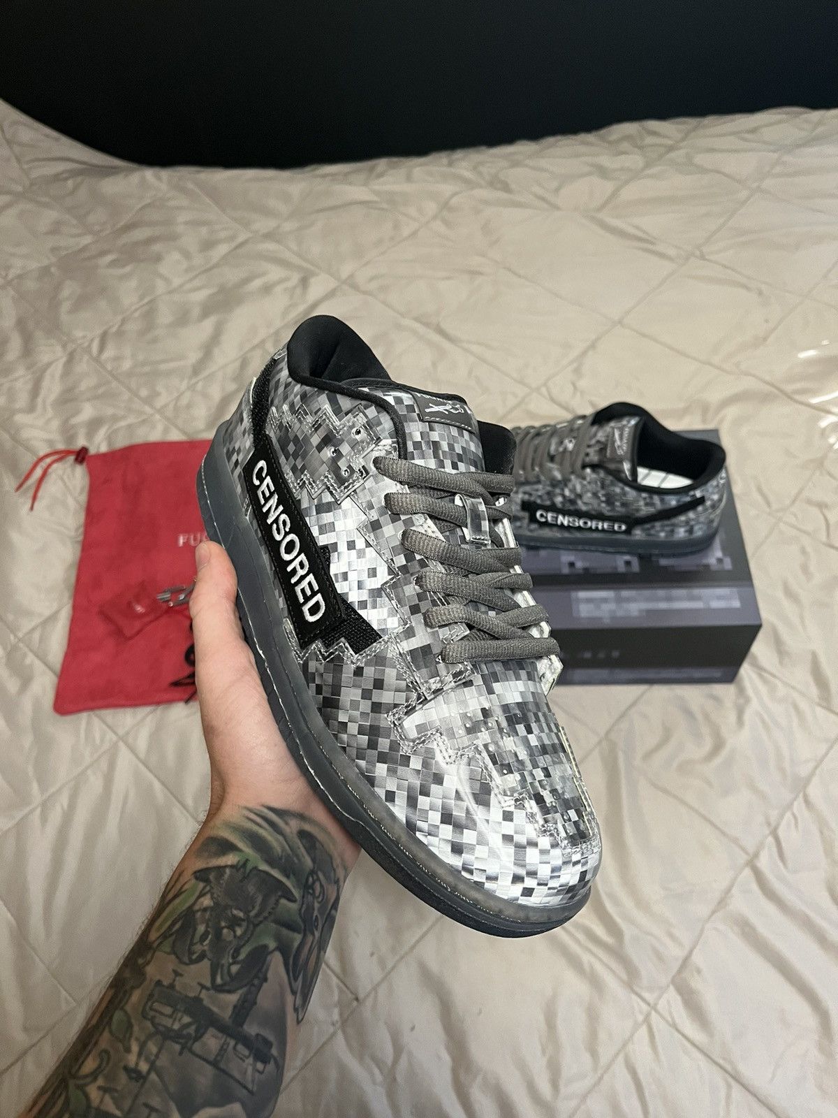 Fugazi Fugazi Censored Dunk Low Size 11 New Size US 11 / EU 44 - 2 Thumbnail