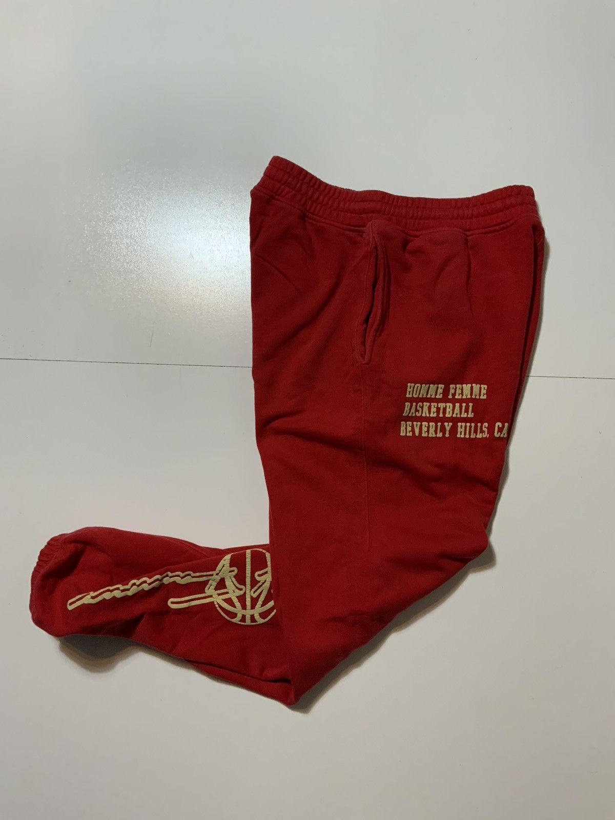 Homme + Femme La $135 Homme Femme Beverly Hills Basketball Jogger Sweatpants Size US 36 / EU 52 - 4 Thumbnail