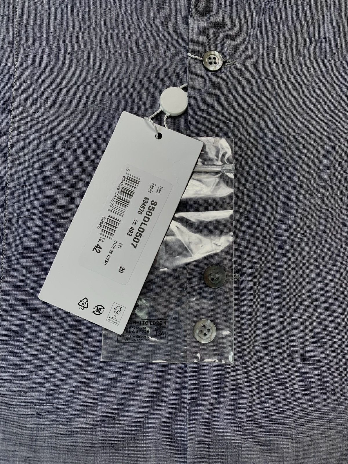 Maison Margiela FREE TAX! BNWT MM Embroidery Linen Blend Camp Collar Shirt Size US M / EU 48-50 / 2 - 7 Thumbnail