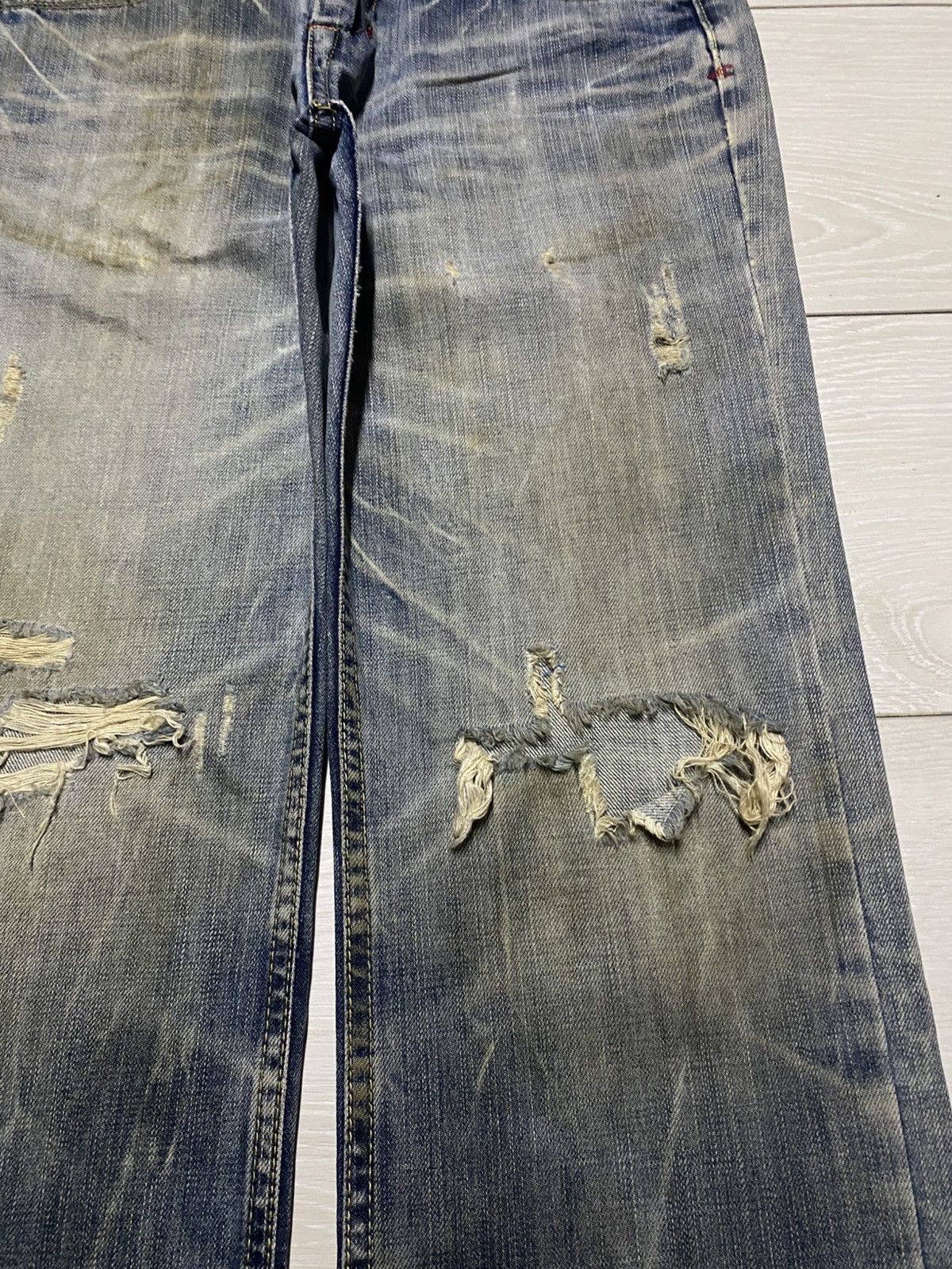 If Six Was Nine 55DSL Grunge Embroidered Logo If Six Was Nine Style Jeans Size US 30 / EU 46 - 8 Thumbnail
