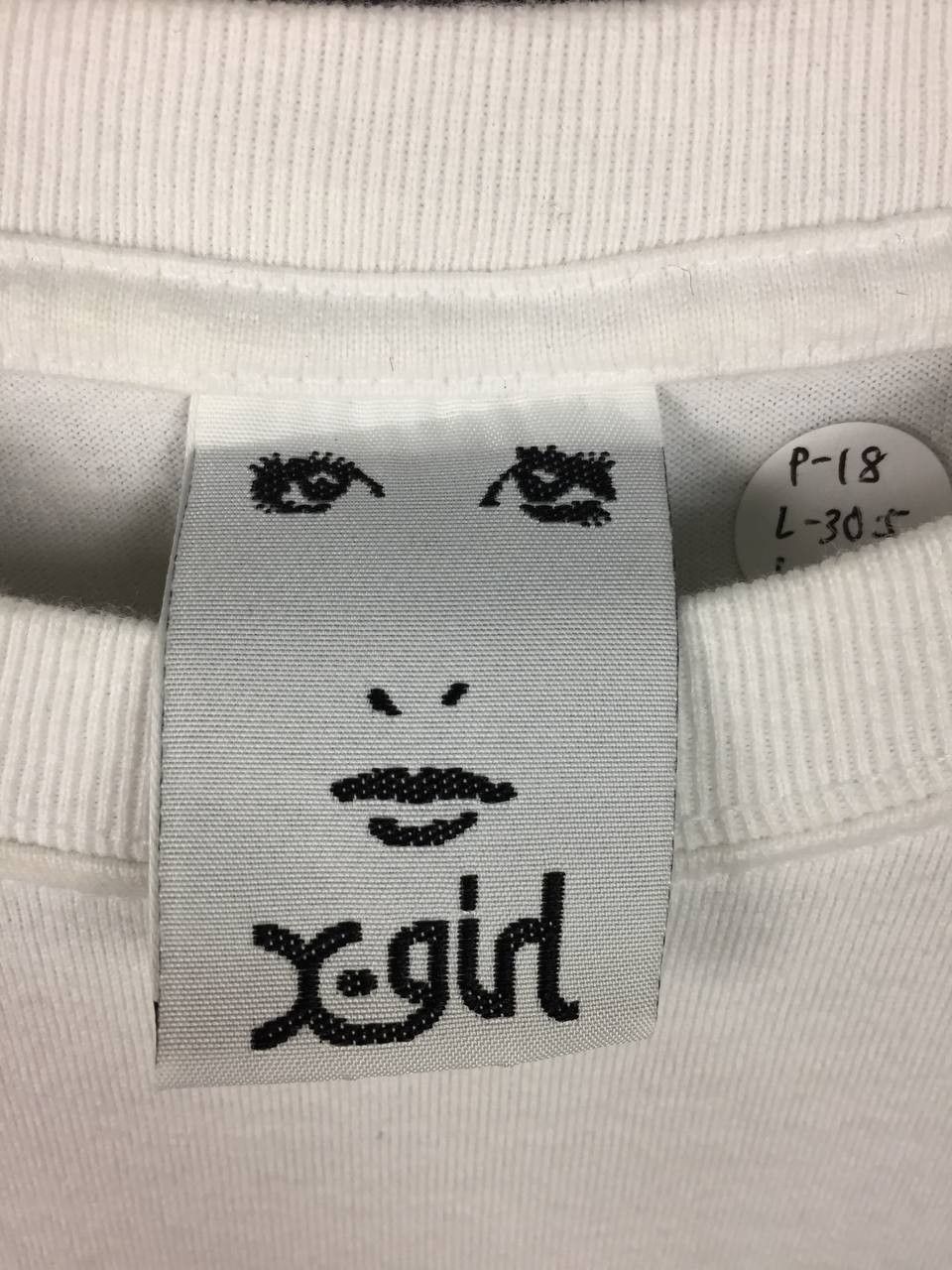 Japanese Brand X-girl Japan Box Logo Vertical Back Print Long Sleeve Tee Size US S / EU 44-46 / 1 - 14 Thumbnail