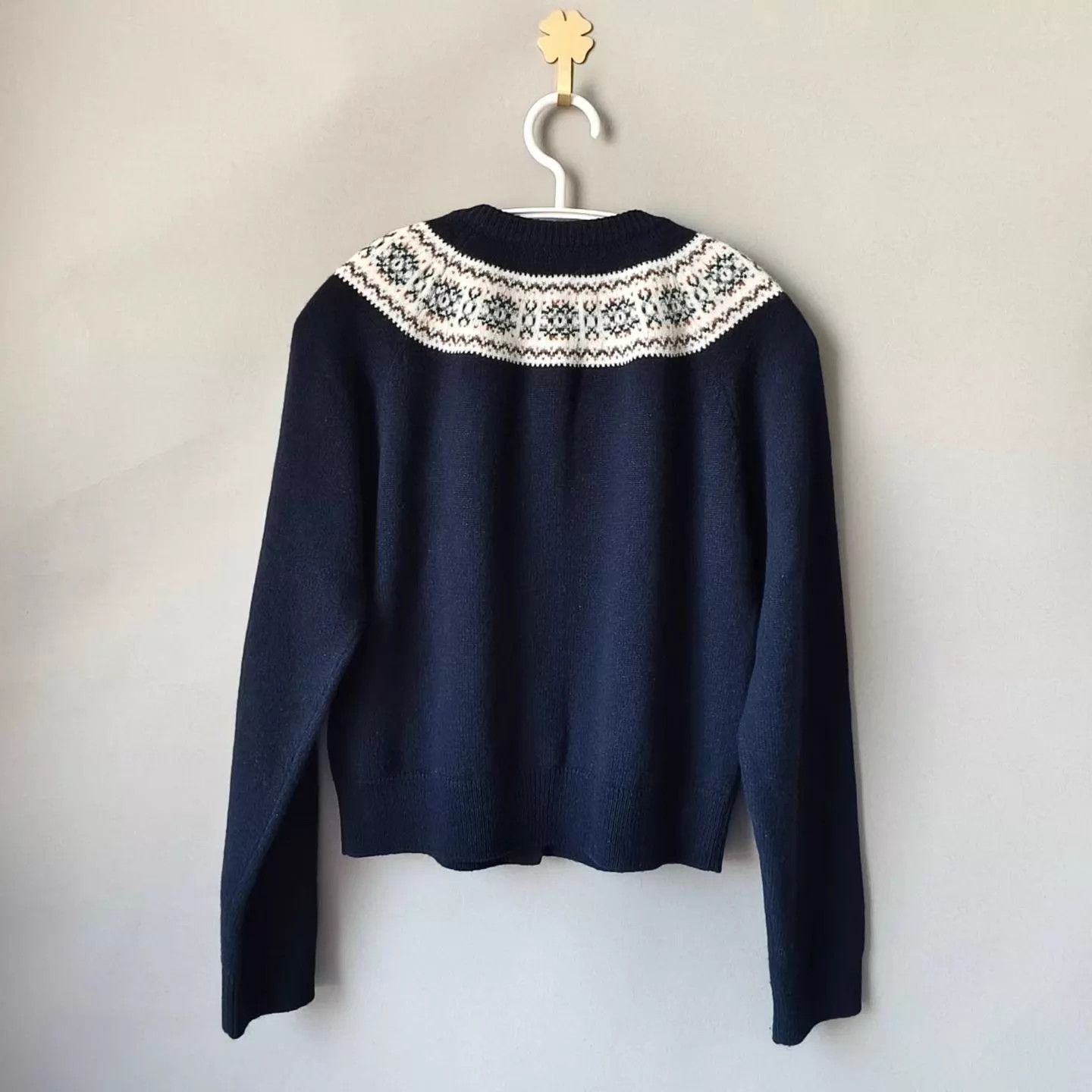 Celine CELINE SS25 Fair Isle Crewneck Cashmere Sweater Women's XS Size XS / US 0-2 / IT 36-38 - 2 Thumbnail