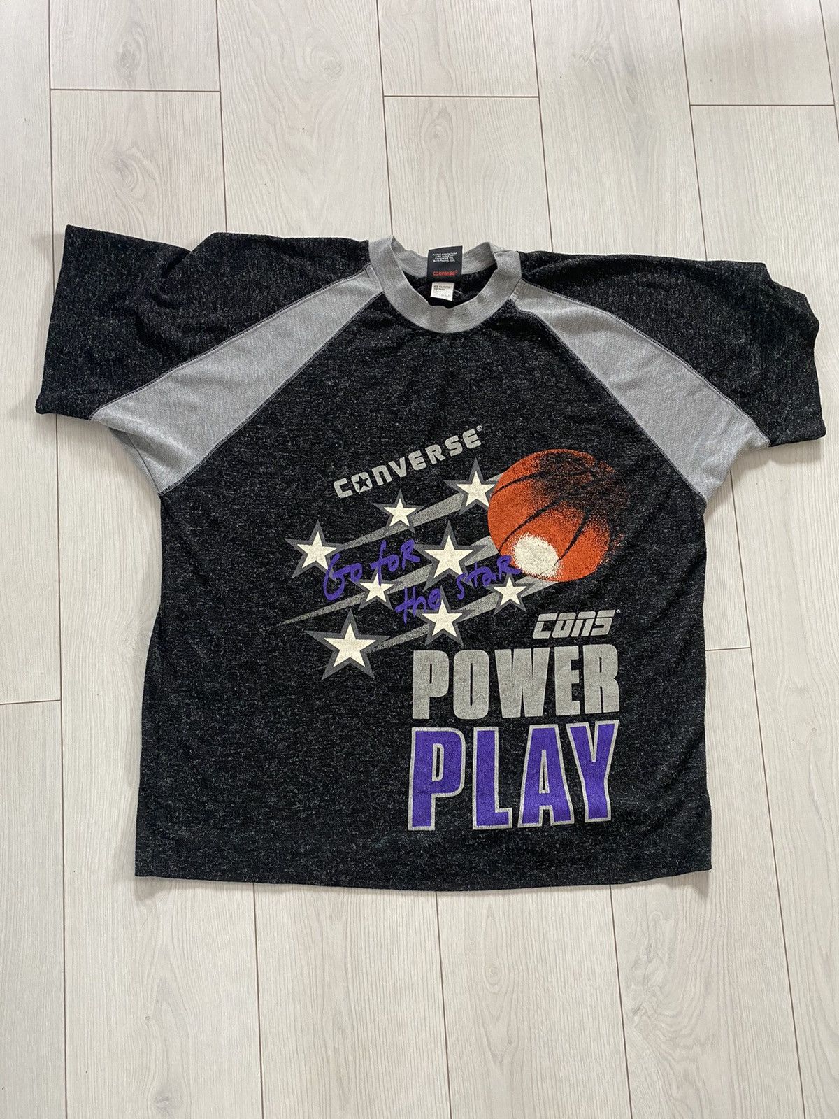 Converse Streetwear Vintage Converse XXL cons power play basketball vintage Grailed