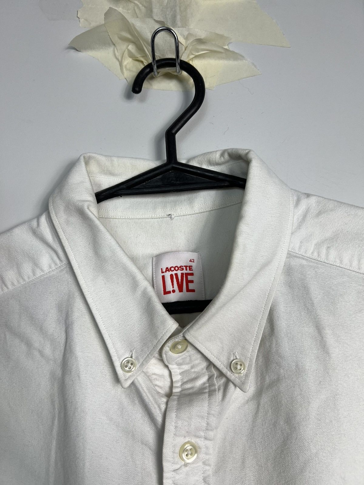 Lacoste Shirt Lacoste L!VE white new collection Size US L / EU 52-54 / 3 - 2 Thumbnail