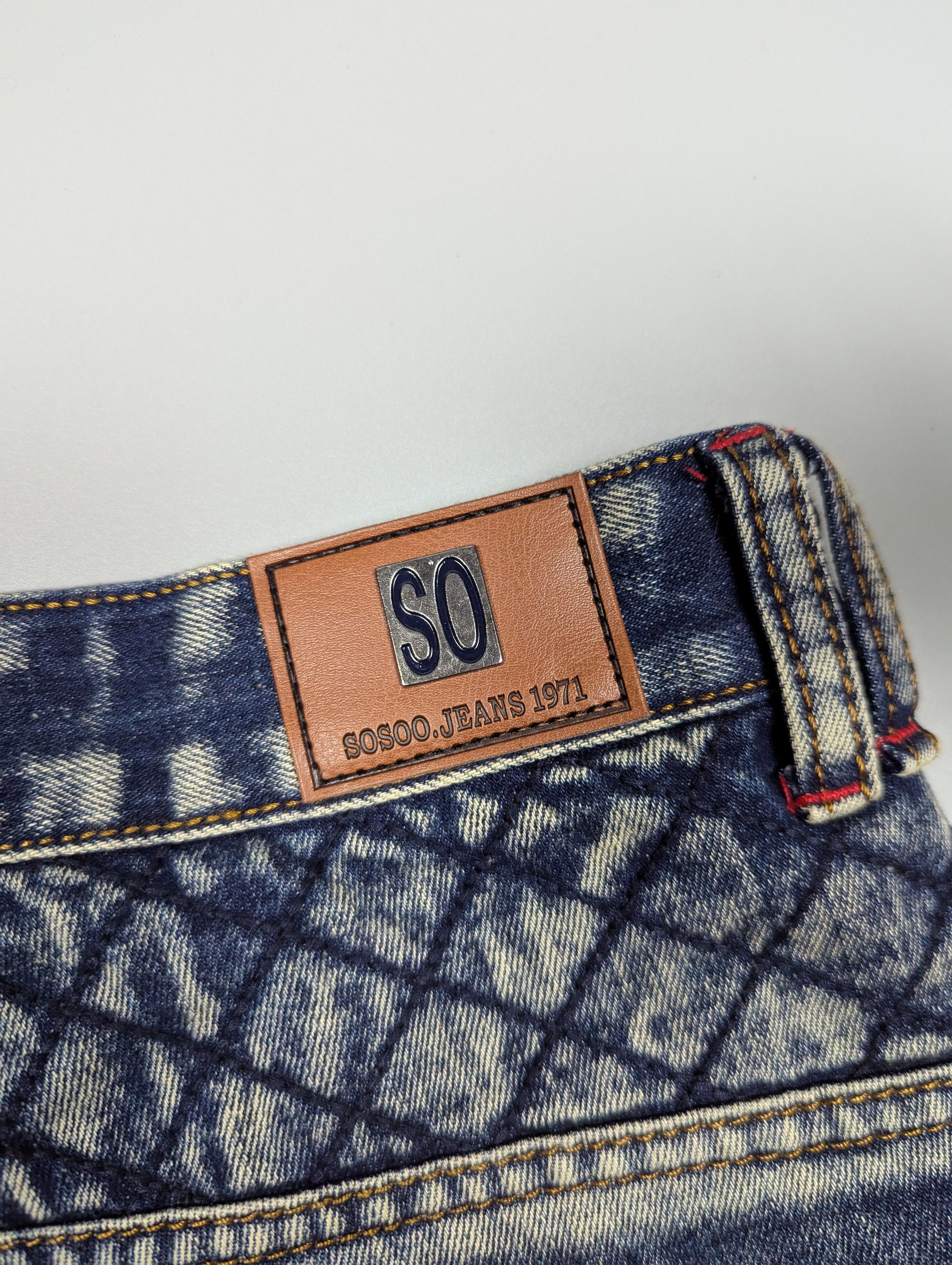 Japanese Brand × Vintage SOSOO Vintage 90s Y2K Distressed Dirty Japanese Brand Jeans Size US 31 - 12 Thumbnail
