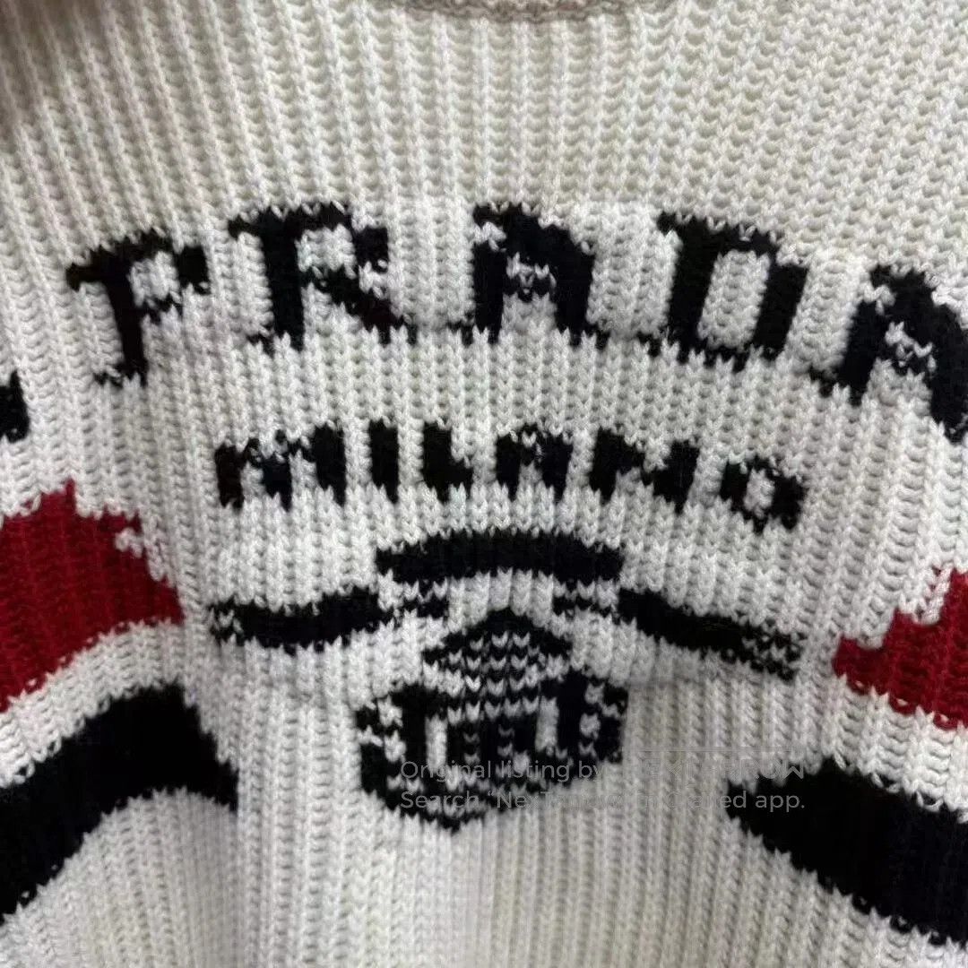 Prada Prada Slogan Cashmere Sweater. Size US XL / EU 56 / 4 - 3 Thumbnail