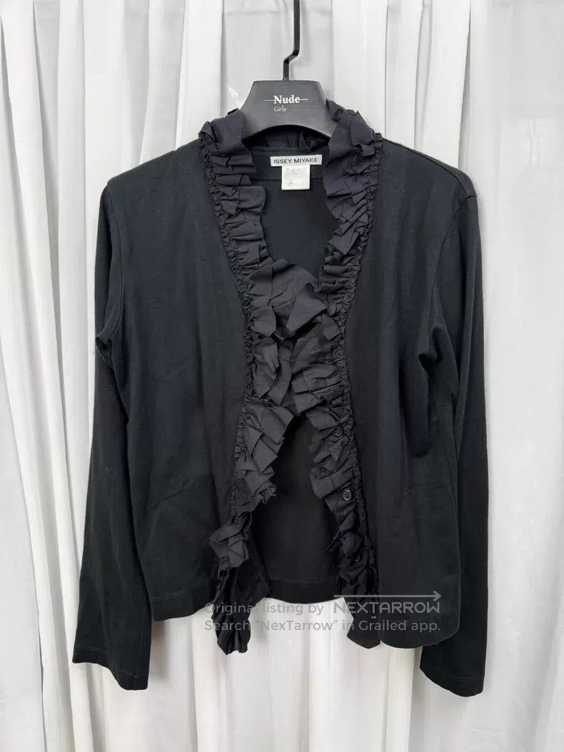 Issey Miyake Issey Miyake Size 2 Ruffled collar long sleeve top with wai Size M / US 6-8 / IT 42-44 - 5 Thumbnail