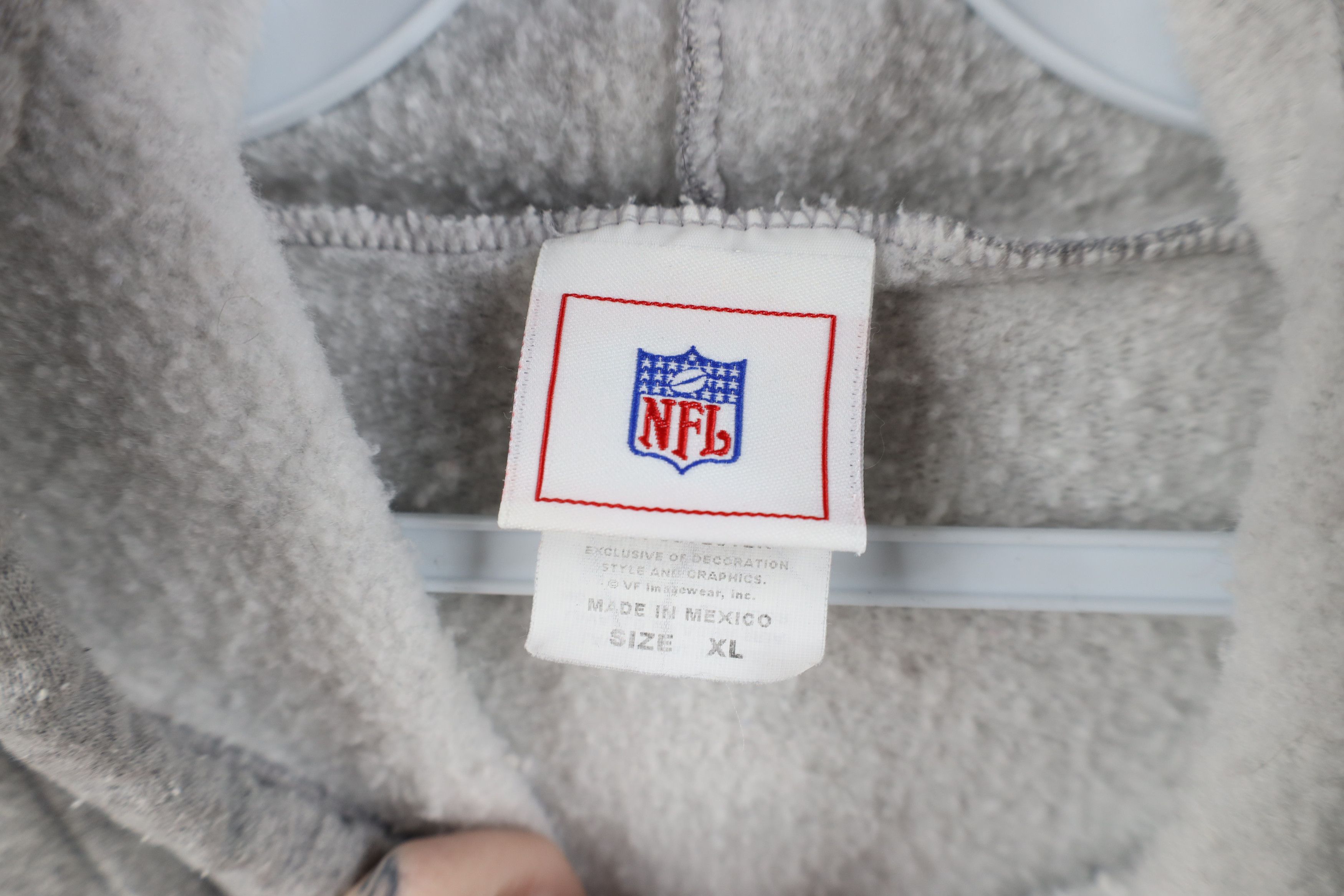 Vintage Vintage NFL Cleveland Browns Football Hoodie Sweatshirt Gray Size US XL / EU 56 / 4 - 4 Thumbnail