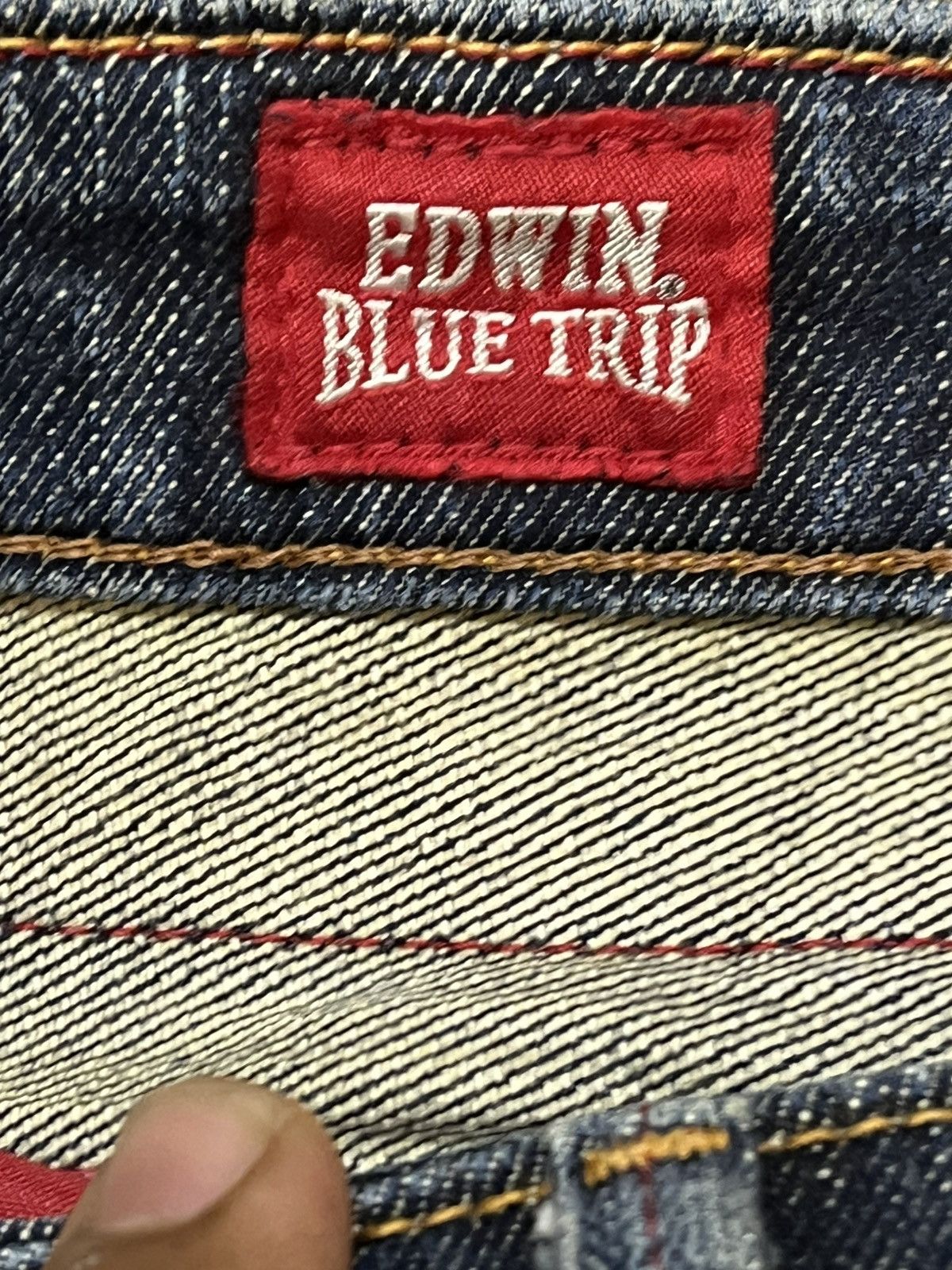 Edwin Vintage Edwin Blue Trip Twisted Leg Denim Size US 32 / EU 48 - 10 Thumbnail