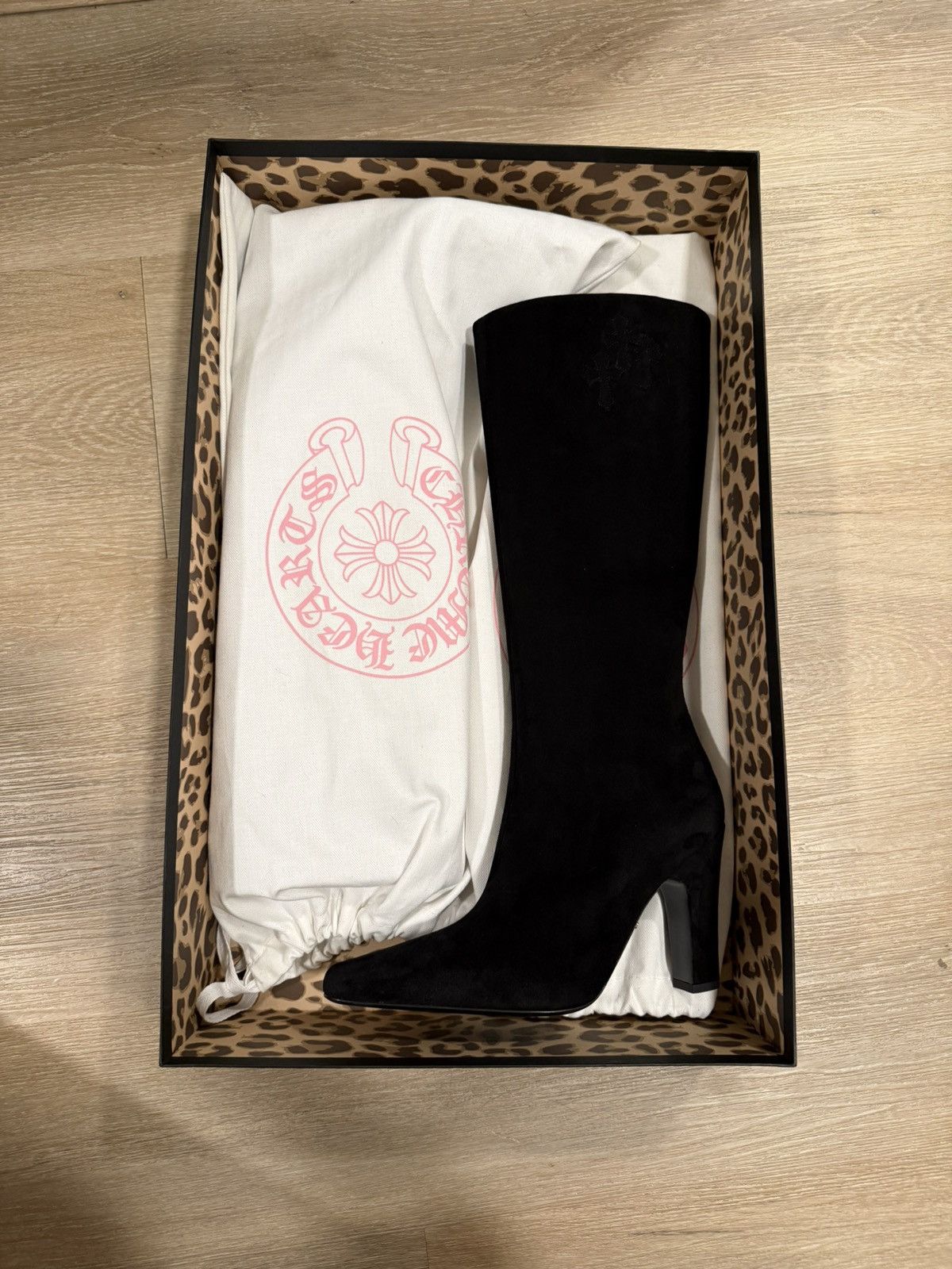 Chrome Hearts Chrome Hearts Sugar Jones Black Velvet Boots Size US 9 / IT 39 - 1 Thumbnail