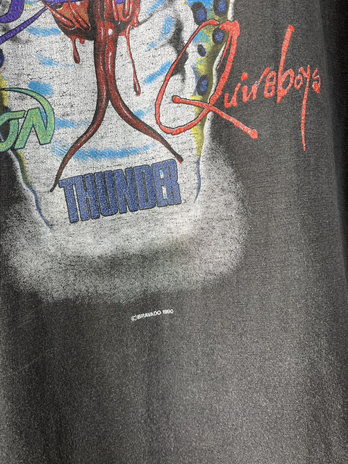 Vintage Monsters of Rock 1990 Donington Festival faded t-shirt XL Size US XL / EU 56 / 4 - 4 Thumbnail