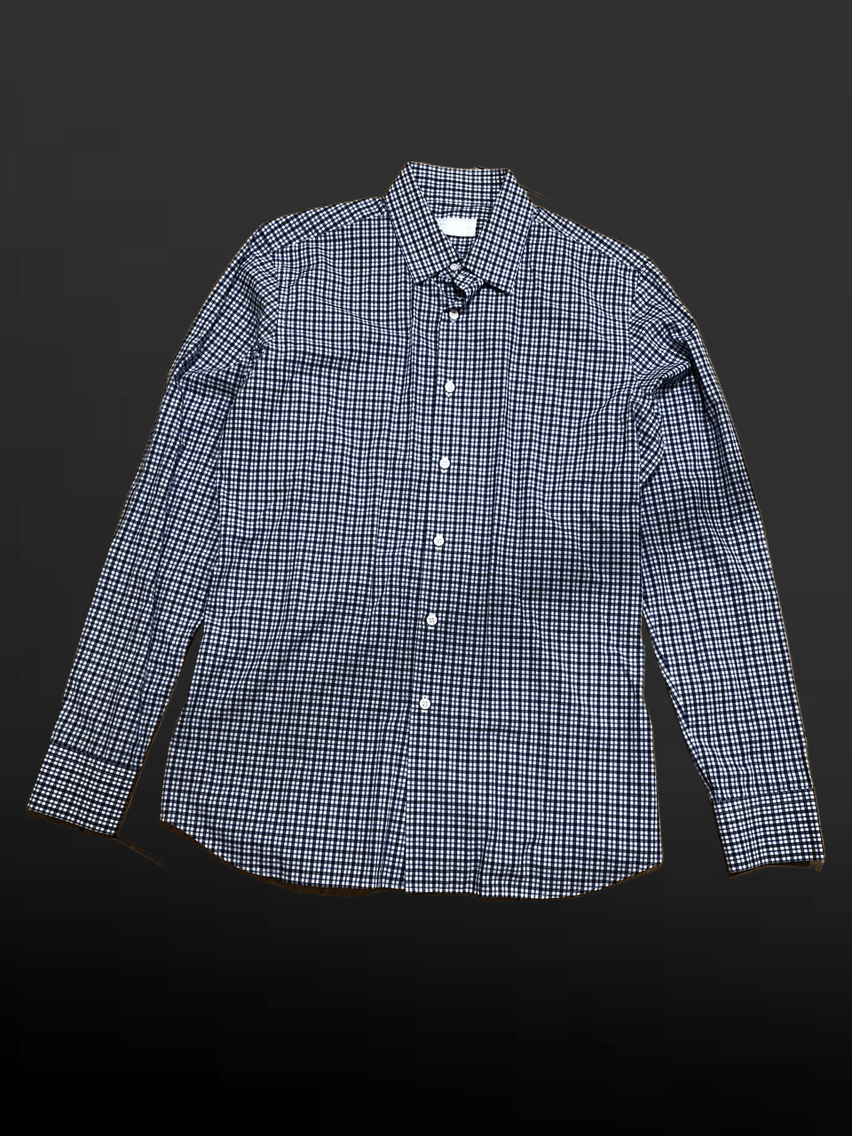 Prada Prada Italian Mens Checkered Dress Shirt Size US L / EU 52-54 / 3 - 1 Thumbnail