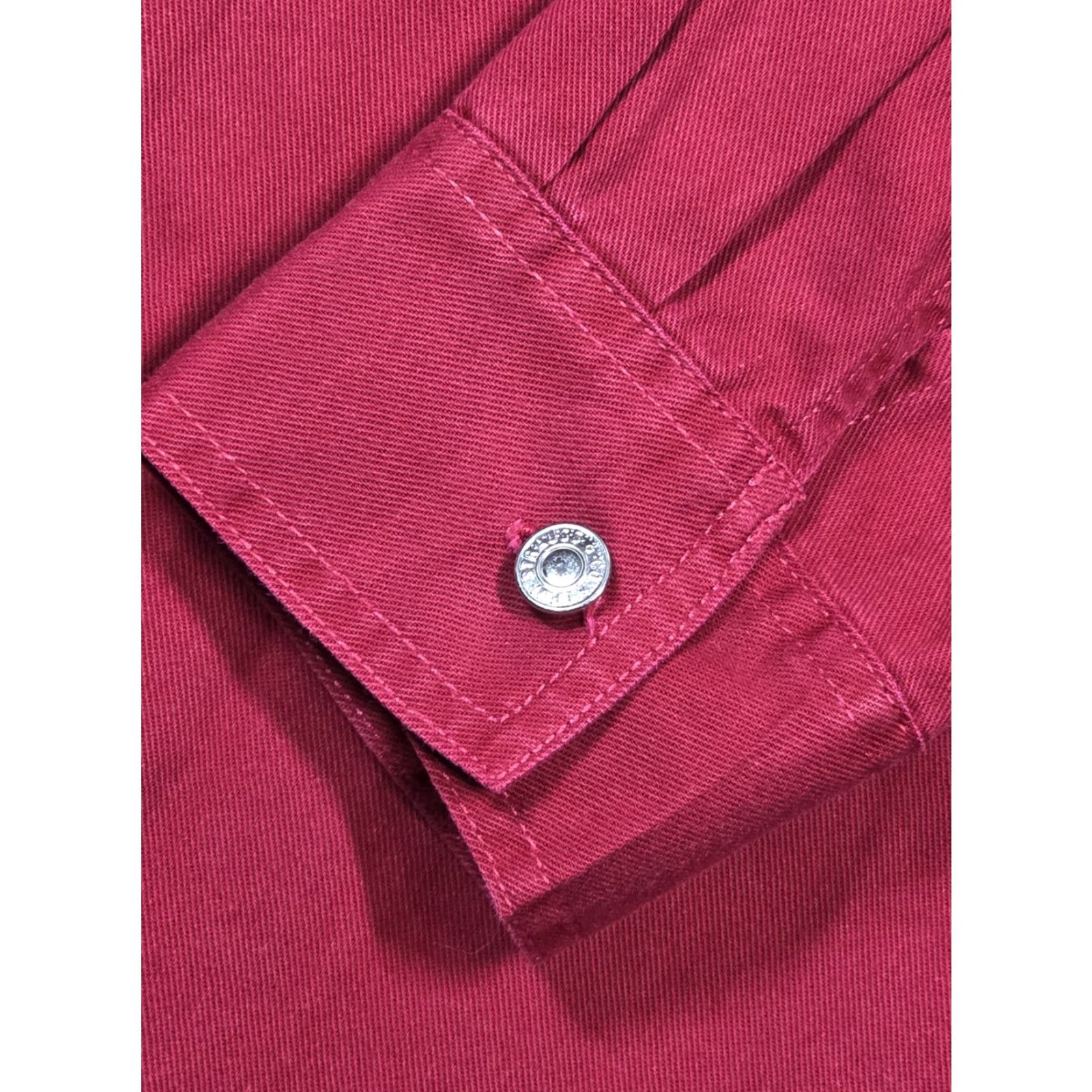 Levi's VINTAGE Levi's Red Tab Denim Shirt L Men Red 90s Workwear Button-Up with Pockets Size US L / EU 52-54 / 3 - 7 Thumbnail