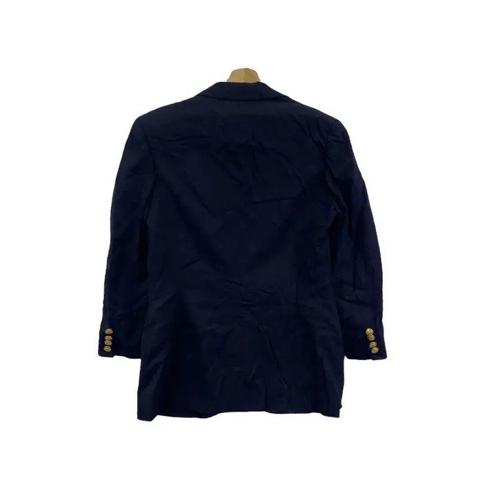 Polo Ralph Lauren Vtg 90’ POLO RALPH LAUREN Blue 2 Button Blazer Sport Size 40R - 3 Thumbnail