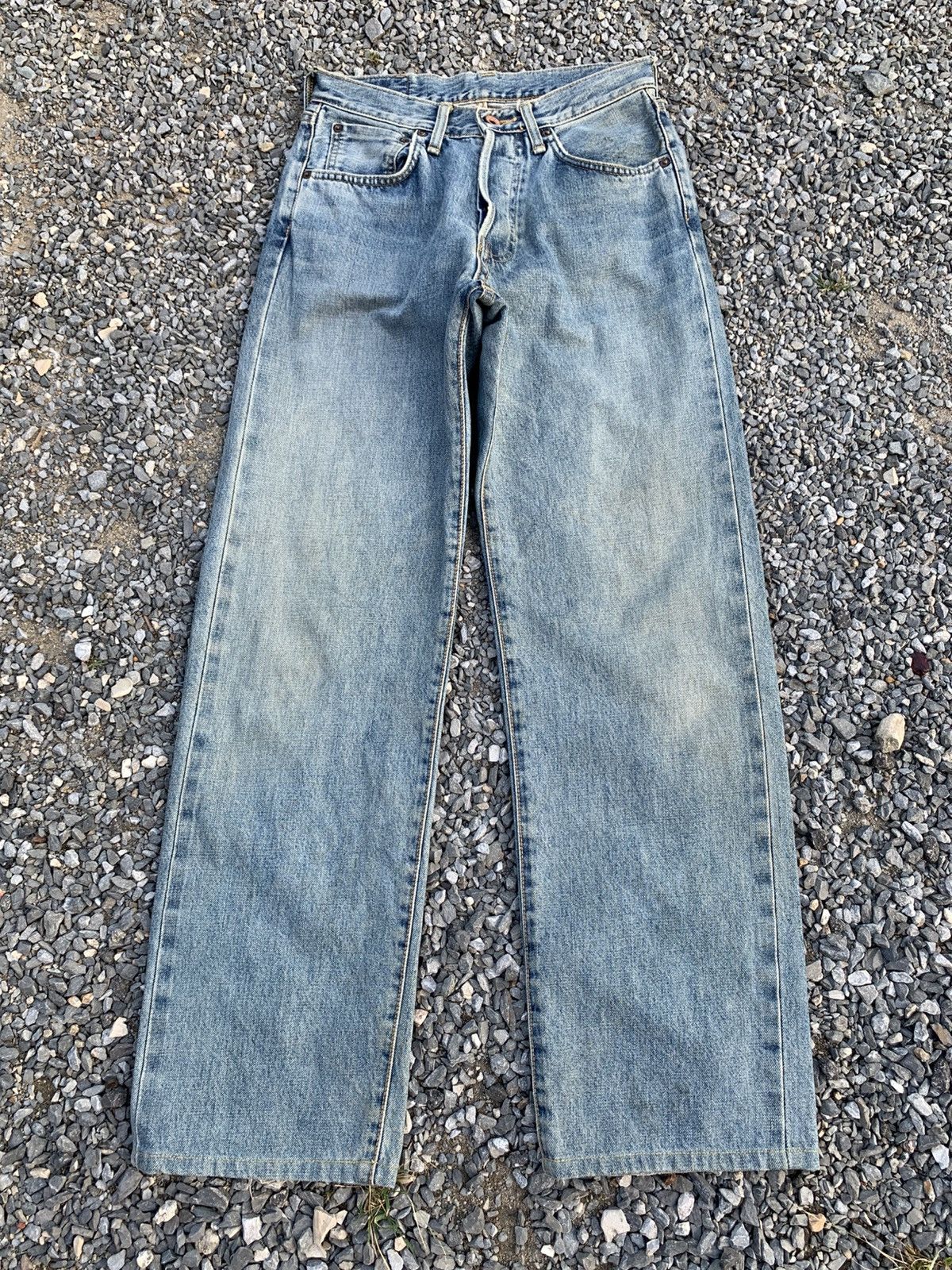 Kapital VINTAGE EDWIN SELVEDGE RUSTY FADED DISTRESSED DENIM Size US 27 - 1 Thumbnail