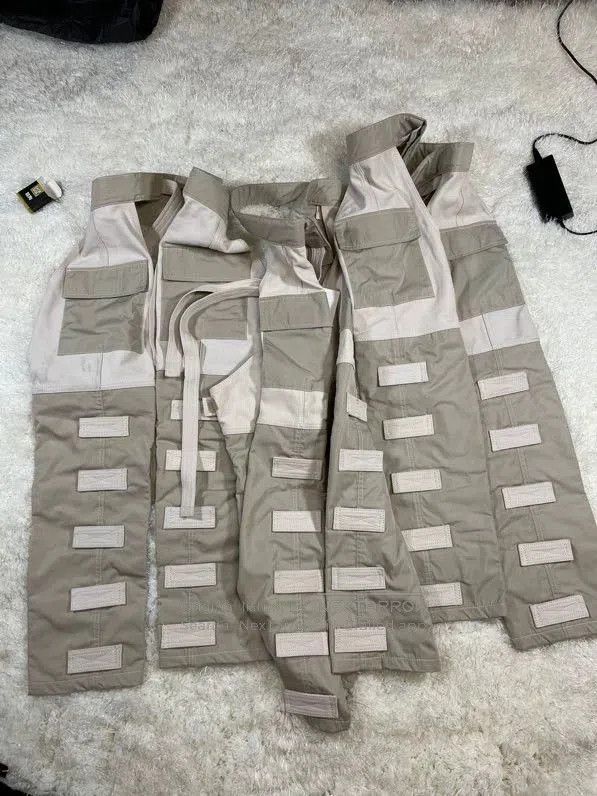 Fear of God yohji yamamoto gray-orange striped suit set. Size US 32 / EU 48 - 1 Thumbnail