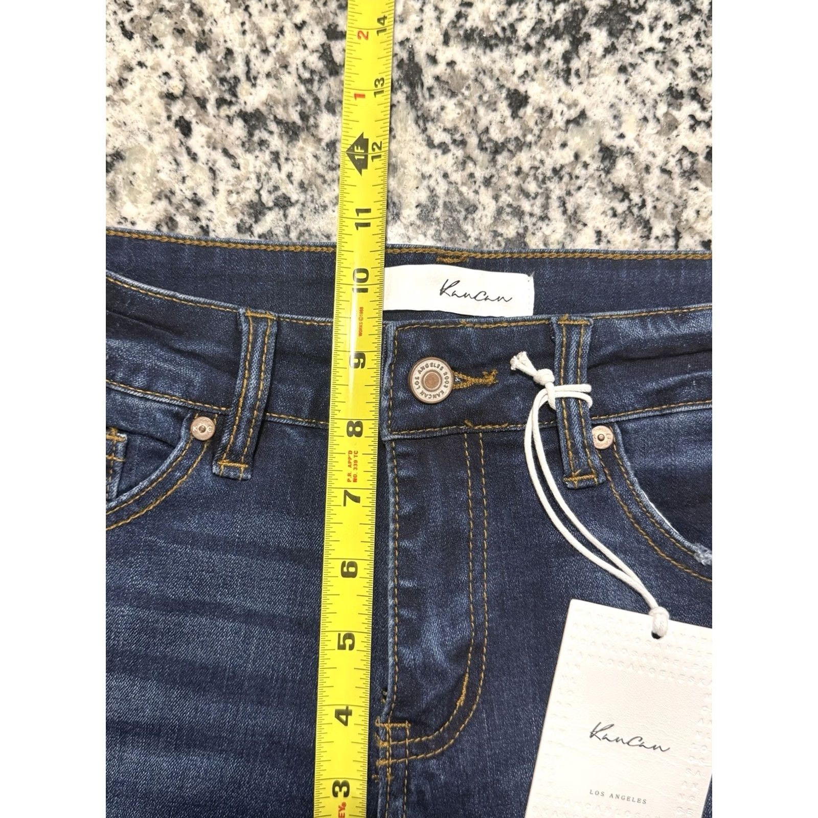 Vintage NWT KanCan Jeans Women's 4 Dark Indigo Mid Rise Bootcut Stretch Denim Shirt? Size 27" / US 4 / IT 40 - 3 Thumbnail