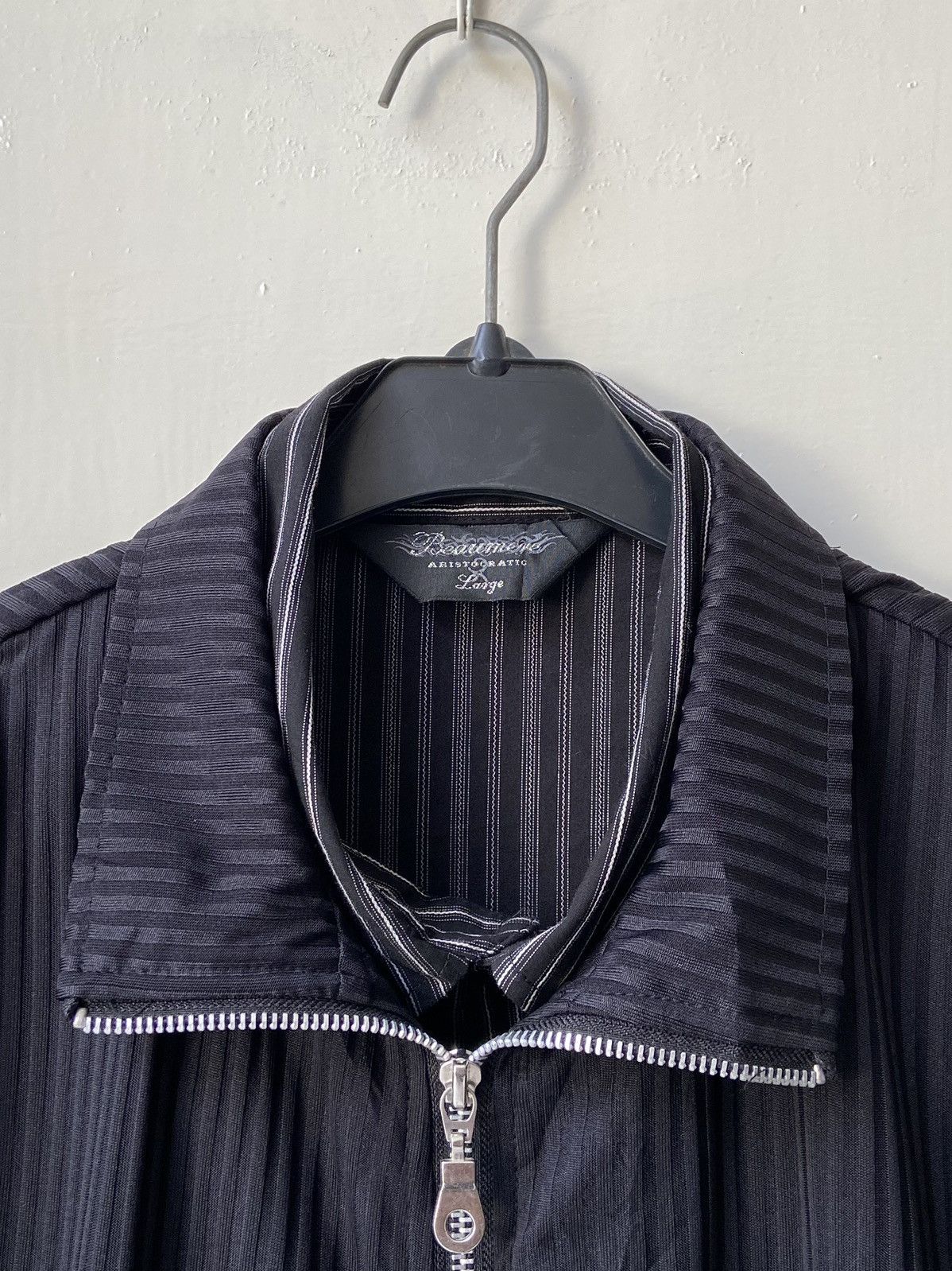 If Six Was Nine Beaumere Aristocratic Black Zipper Shirt Size US S / EU 44-46 / 1 - 18 Thumbnail