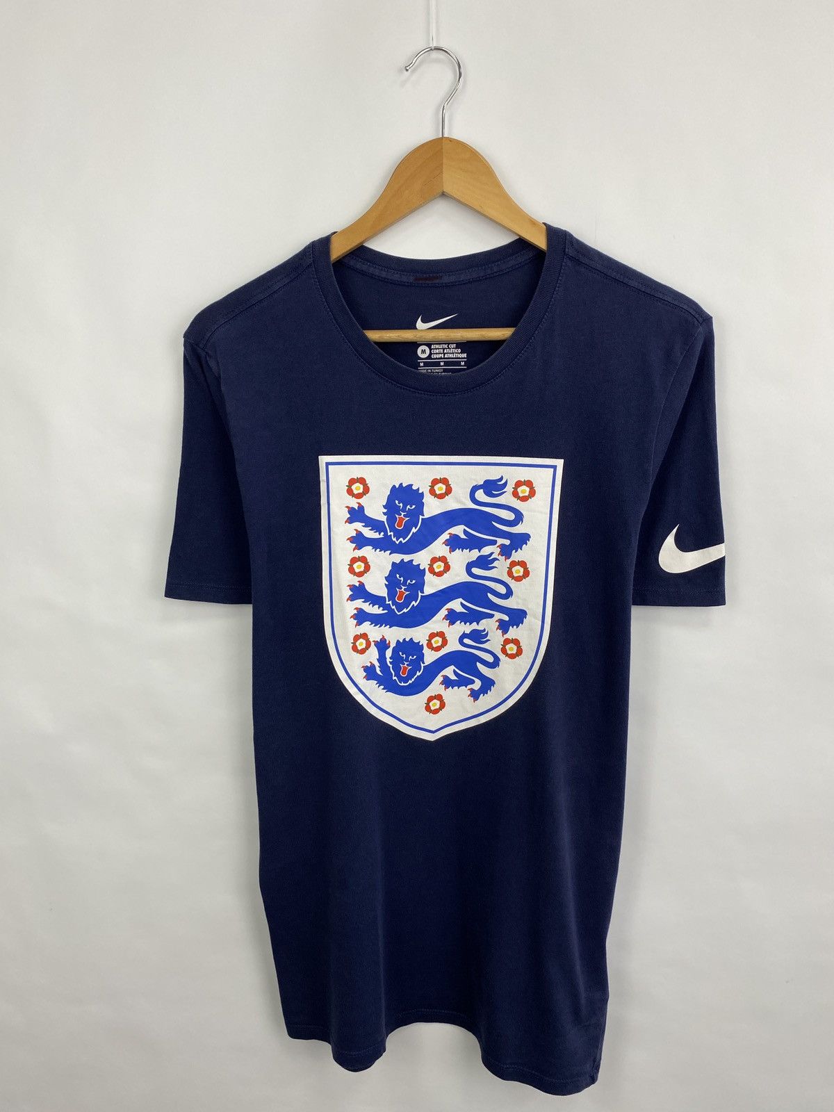 Nike 🏴󠁧󠁢󠁥󠁮󠁧󠁿 Nike England Soccer T-Shirt Rare Retro Hype Y2K Size US M / EU 48-50 / 2 - 3 Thumbnail
