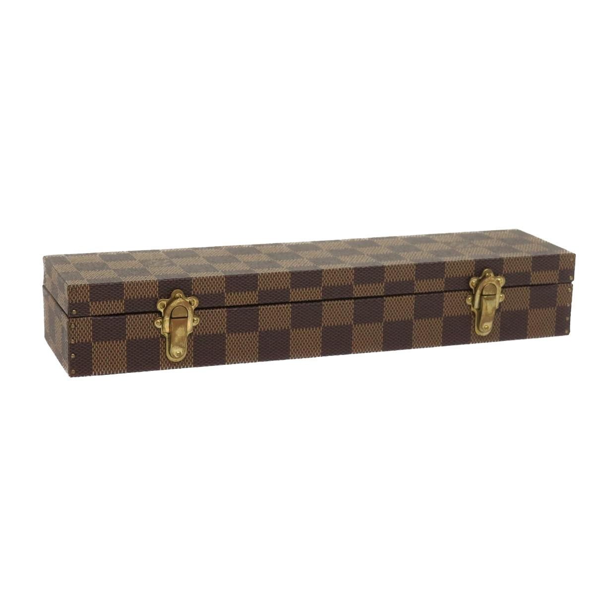 Louis Vuitton LOUIS VUITTON Damier Ebene Watch Case Trunk Size ONE SIZE - 1 Thumbnail