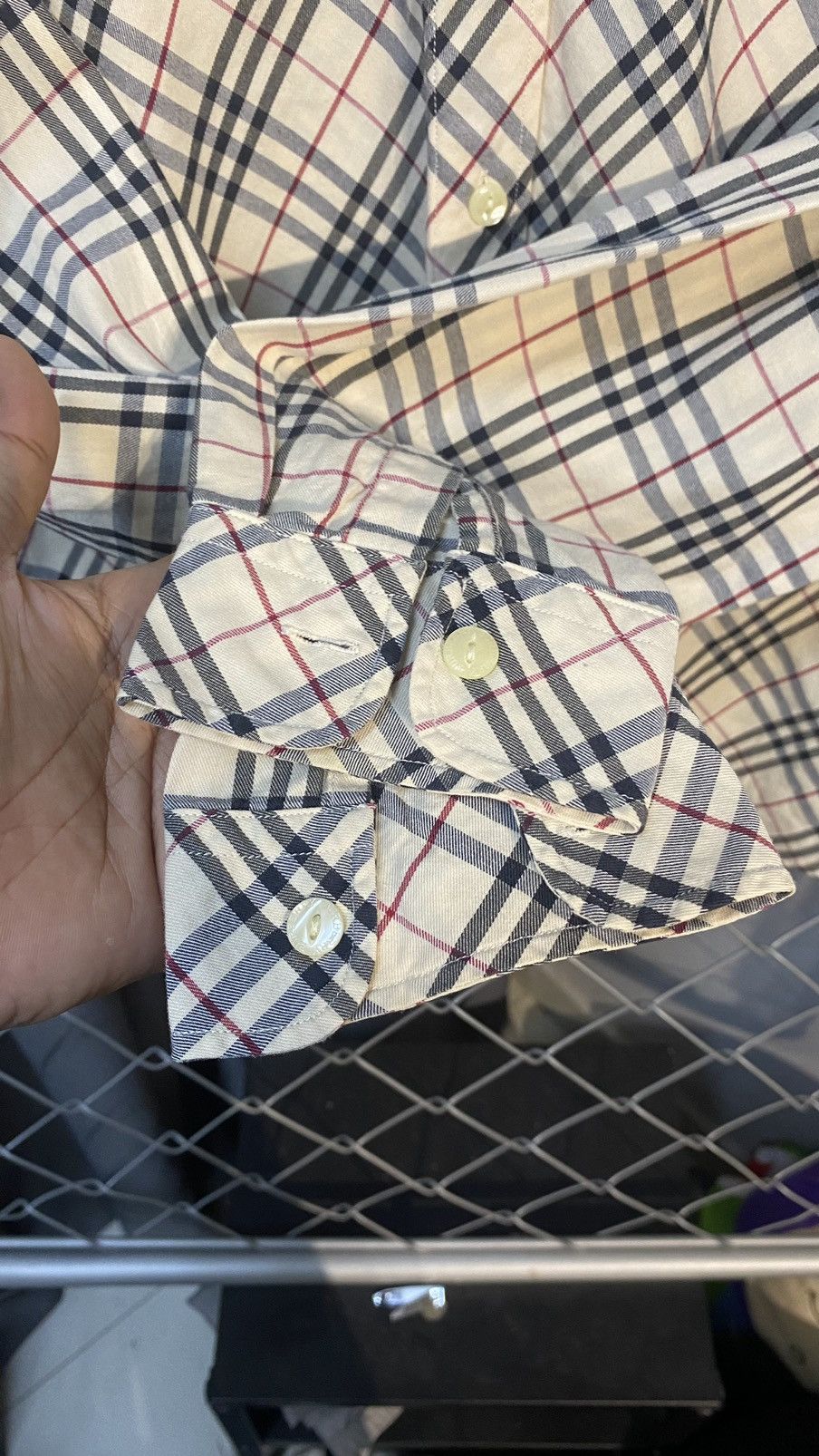 Burberry × Designer × Japanese Brand VINTAGE BURBERRY LONDON CHECKED BUTTON UP SHIRT LARGE Size L / US 10 / IT 46 - 9 Thumbnail