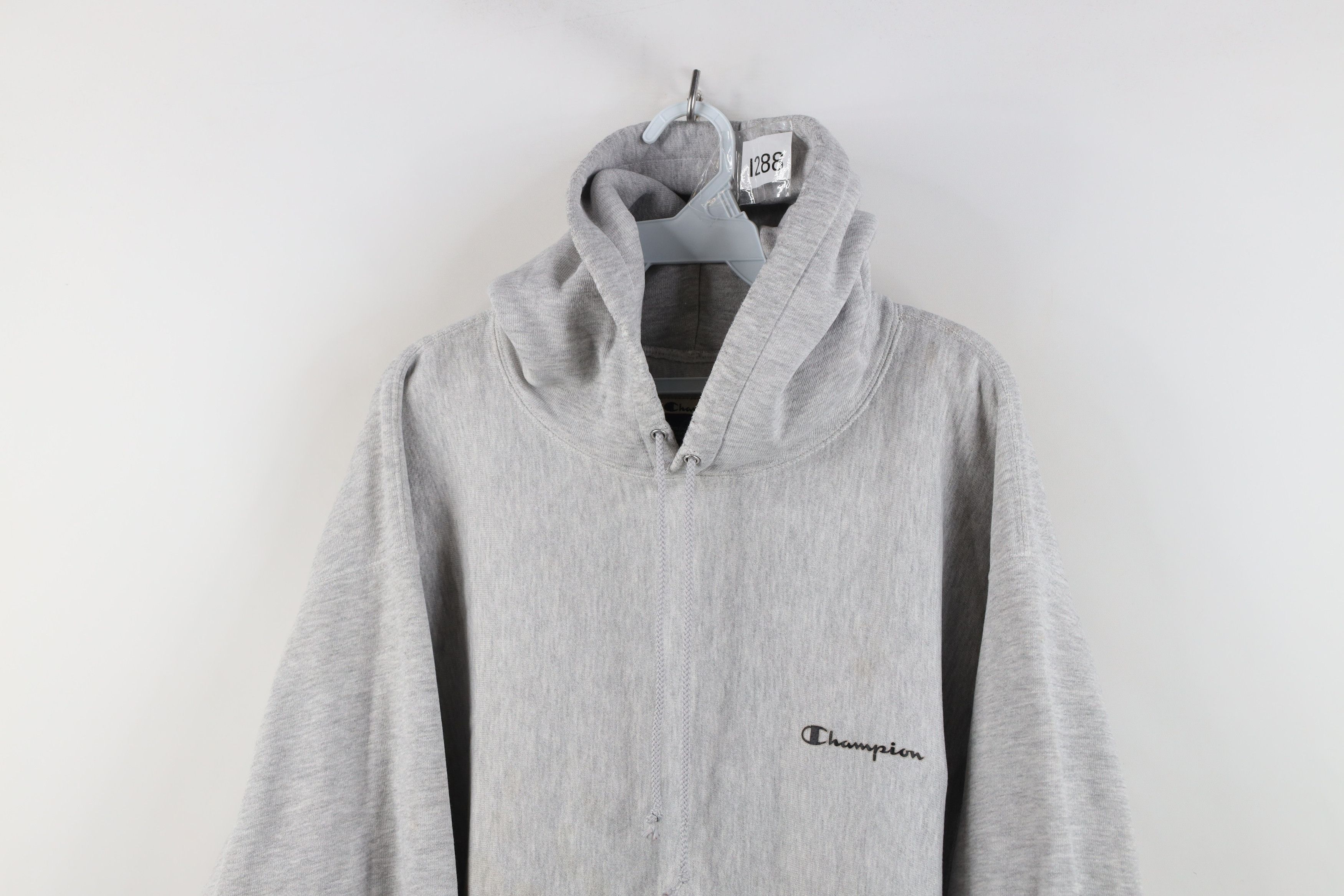 Champion Vintage 90s Champion Reverse Weave Spell Heavyweight Hoodie Size US XL / EU 56 / 4 - 2 Thumbnail