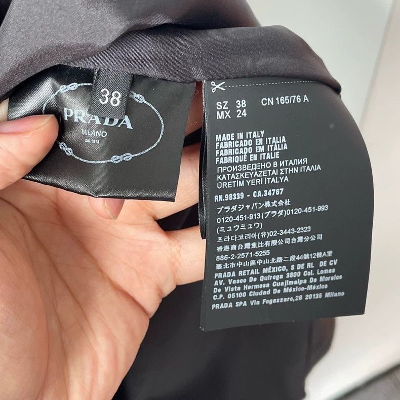 Prada Prada Black women's shiny diamond banquet dress 2501-Nextar Size XS / US 0-2 / IT 36-38 - 9 Thumbnail