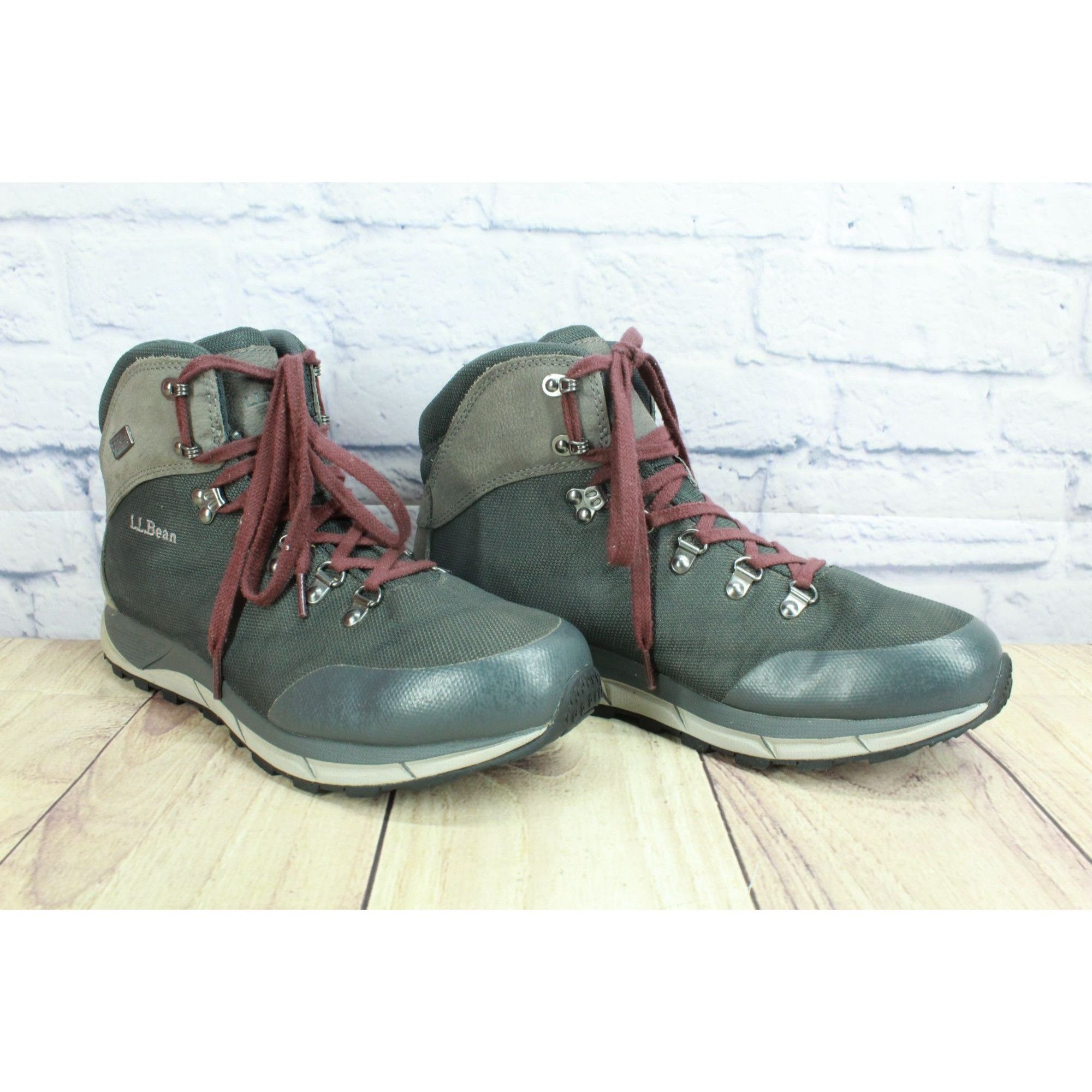 L.L. Bean LL Bean Gray Mesh Insulated Waterproof Hiking Boots Size US 11 / IT 41 - 2 Thumbnail