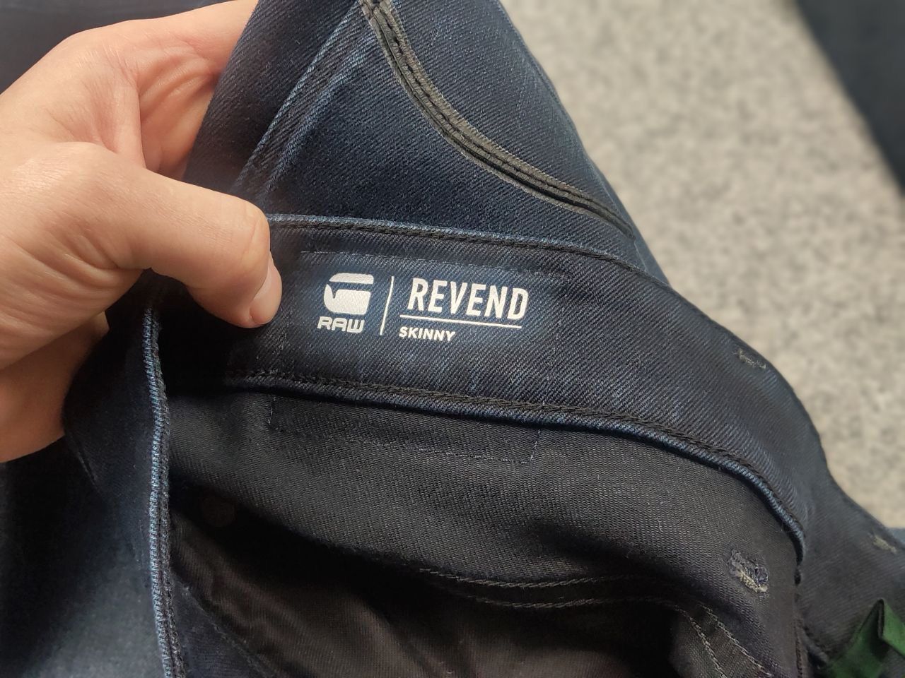 G-Star G Star Raw revend skinny jeans Dark Denim Vintage Faded Size US 34 / EU 50 - 11 Thumbnail