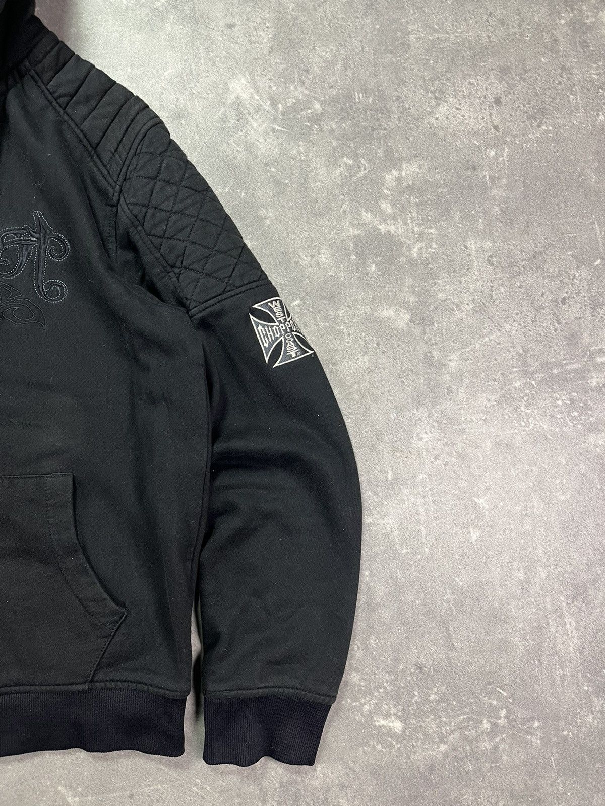West Coast Choppers 00s West Coast Choppers Spellout Big Logo Hoodie XXL Rare Size US XXL / EU 58 / 5 - 6 Thumbnail