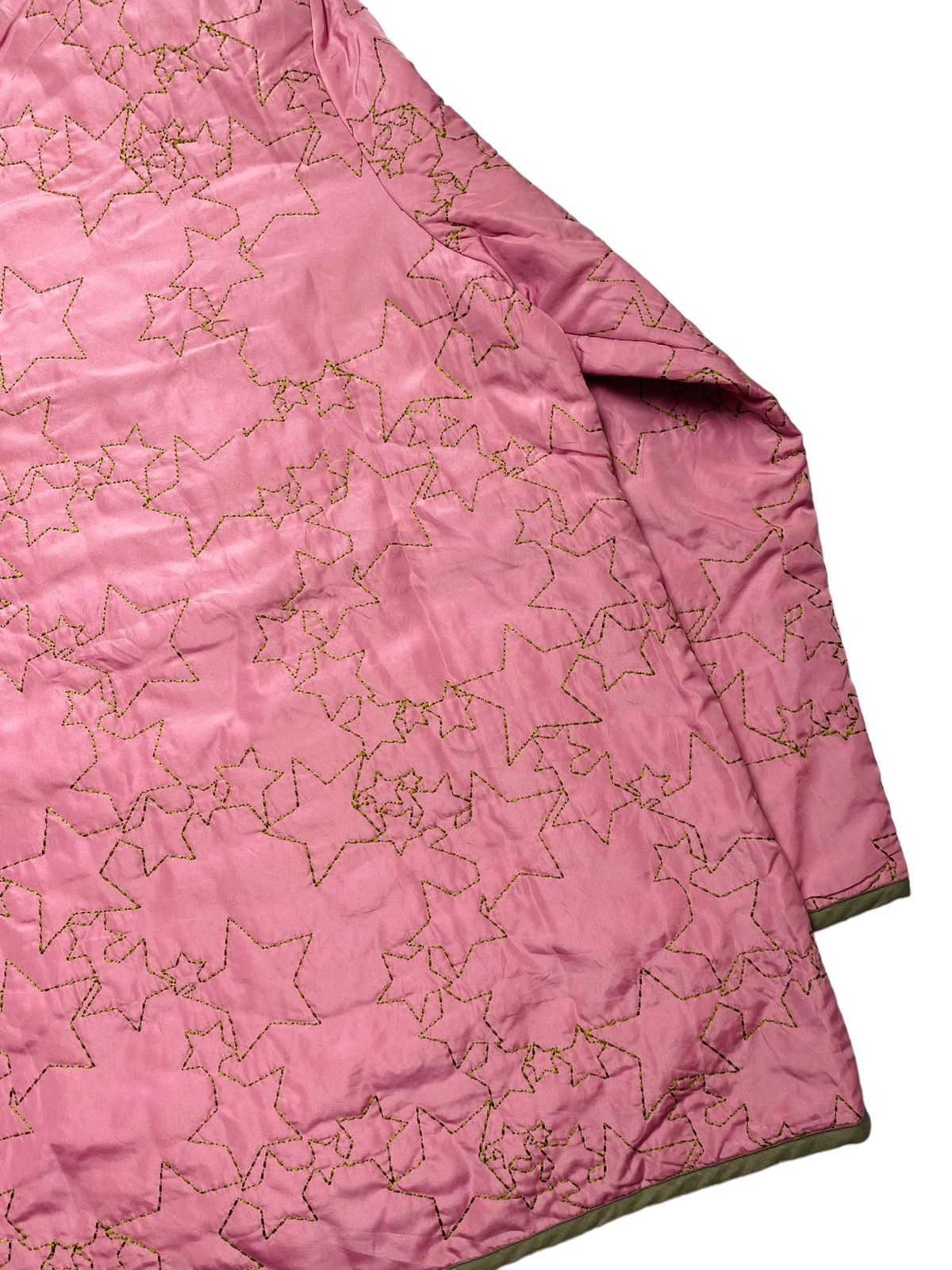 Angel Blue 2000s Bettys Blue - Stitched Star Pink Jacket Size L / US 10 / IT 46 - 8 Thumbnail