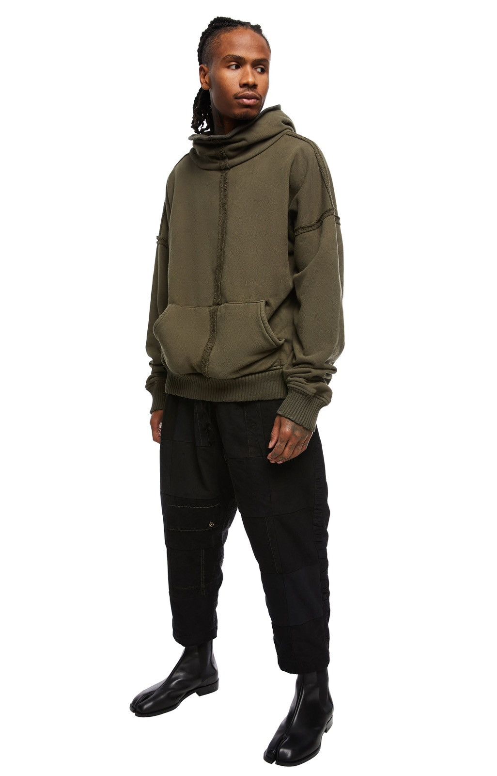 Greg Lauren Sz1 Army Hi Tech Hoodie Cowl Size US S / EU 44-46 / 1 - 3 Thumbnail