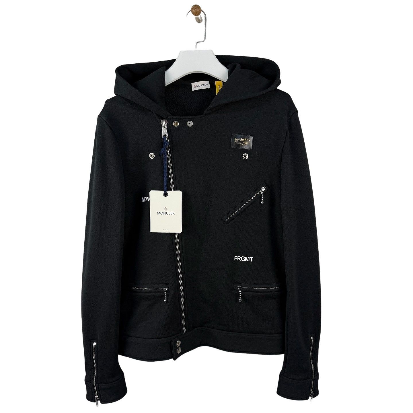 Moncler Moncler x Fragment Lewis Leathers Biker Jacket Size XL