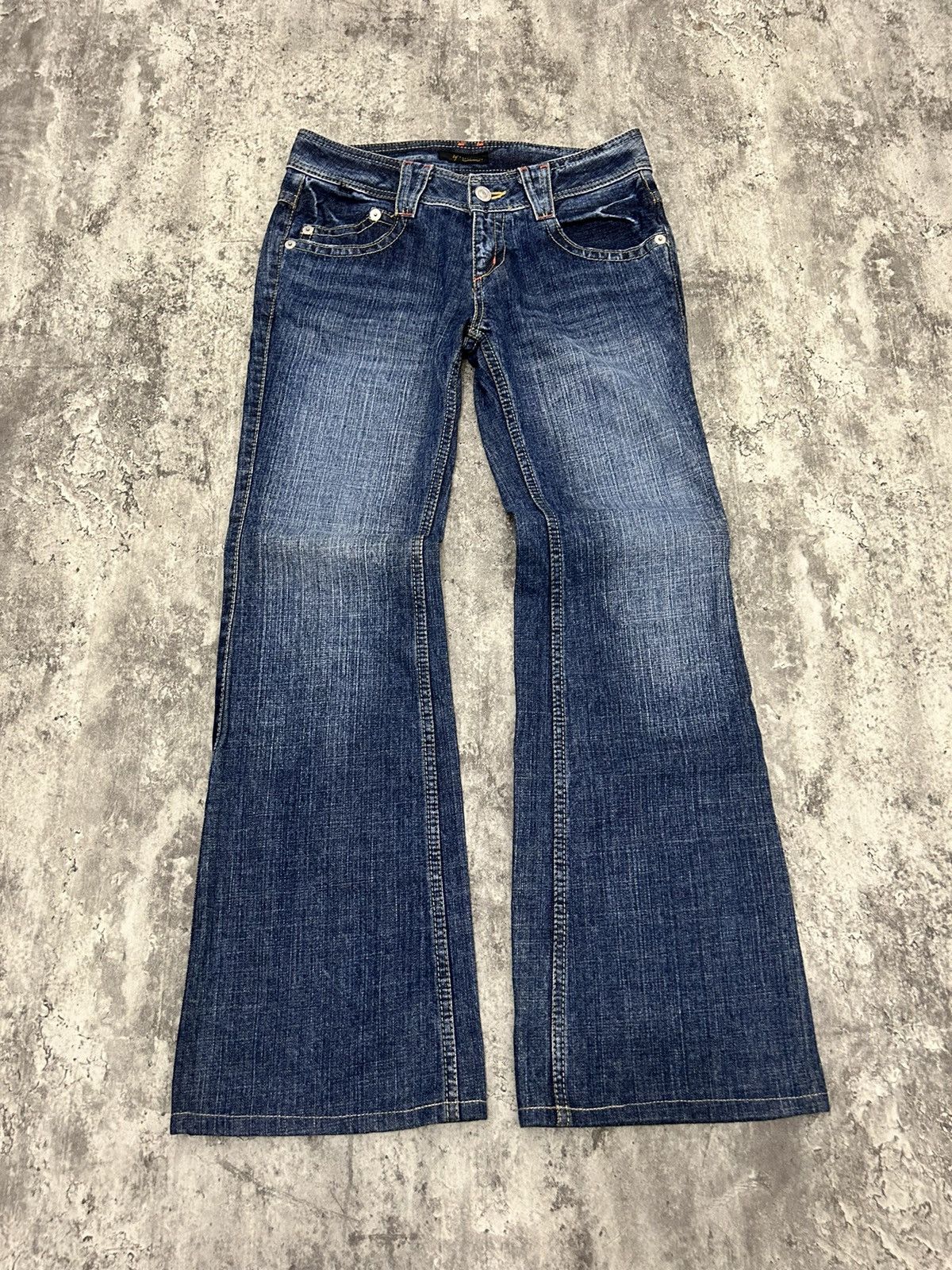 If Six Was Nine × Japanese Brand × Le Grande Bleu (L.G.B.) Happy Face Bobson japan Flare jeans Size US 30 / EU 46 - 1 Thumbnail