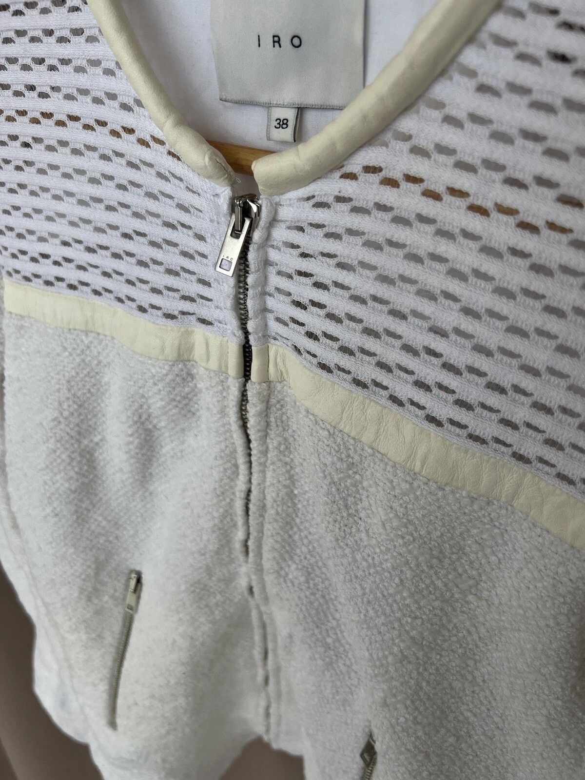 Iro Iro Hurley Zip Jacket Womens Size 38 or S Vintage Cardigan Size S / US 4 / IT 40 - 9 Thumbnail