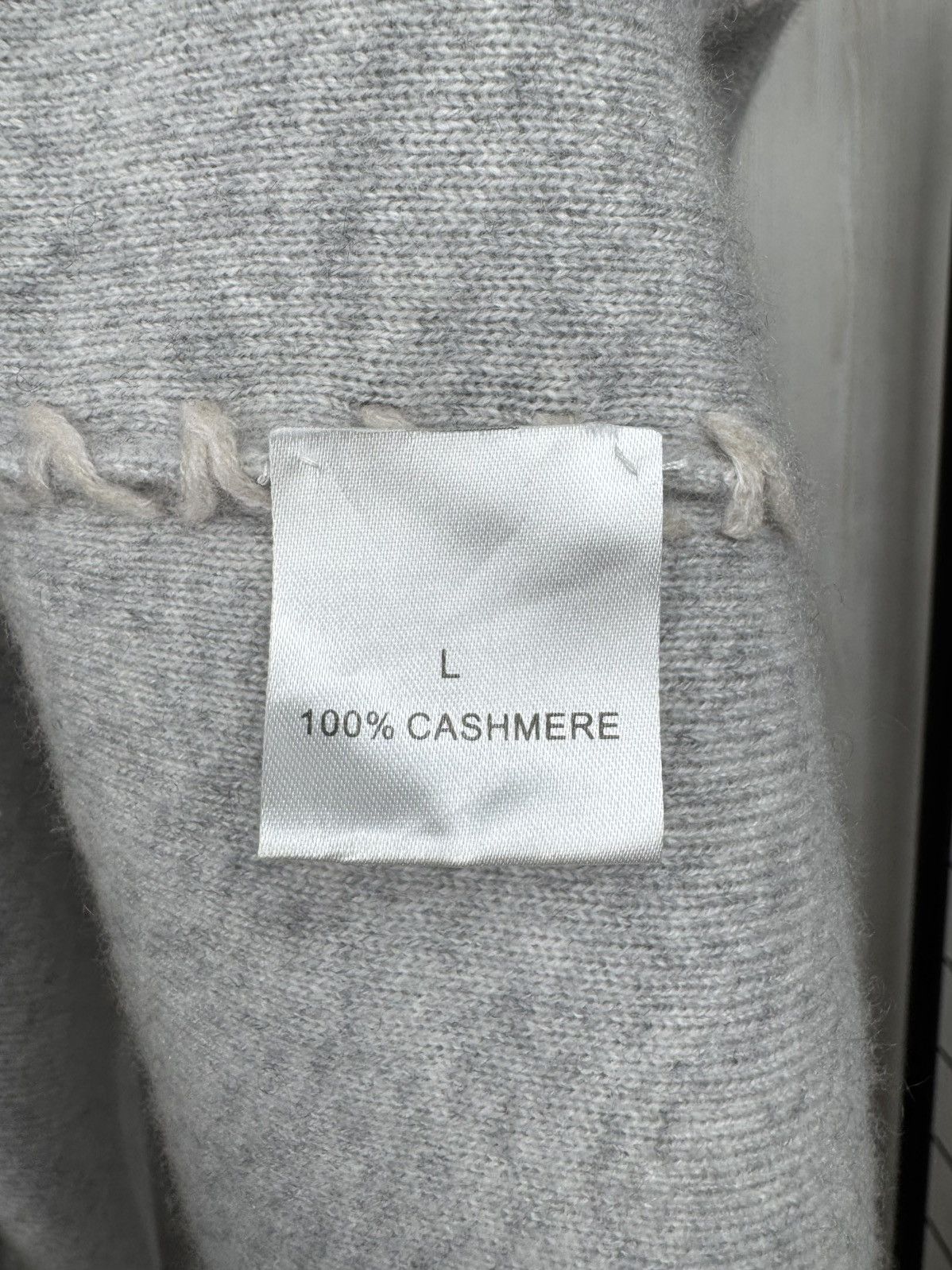 Other Lu Ren Cashmere Gray knitted poncho sweater jumper Size L / US 10 / IT 46 - 9 Thumbnail