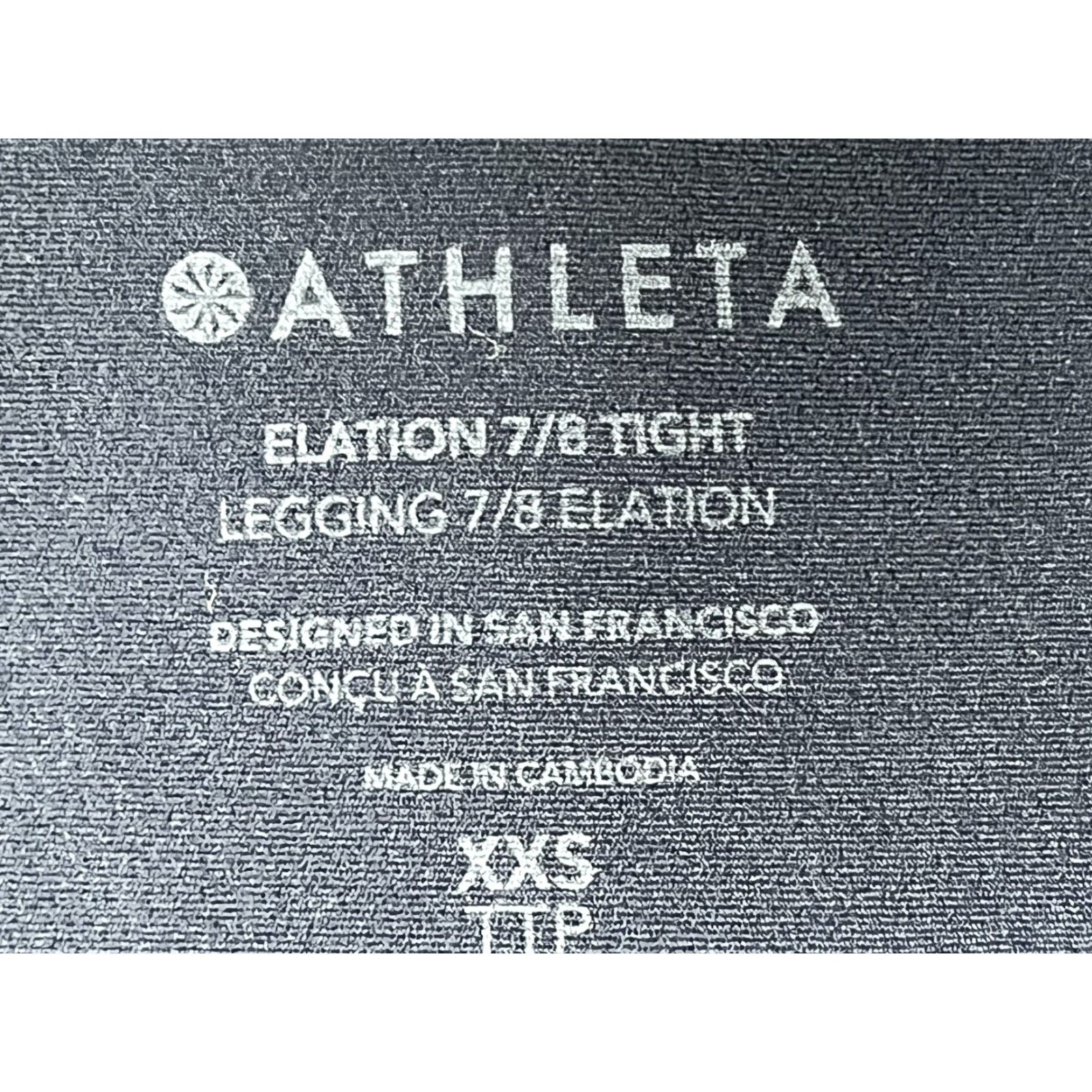 Athleta Athleta Leggings Women Athletic XXS Be Free Elation Ultra High Rise 7/8 Skinny Ankle Yoga Activewear Multicolor Solid Size 24" / US 00 / IT 34 - 7 Thumbnail