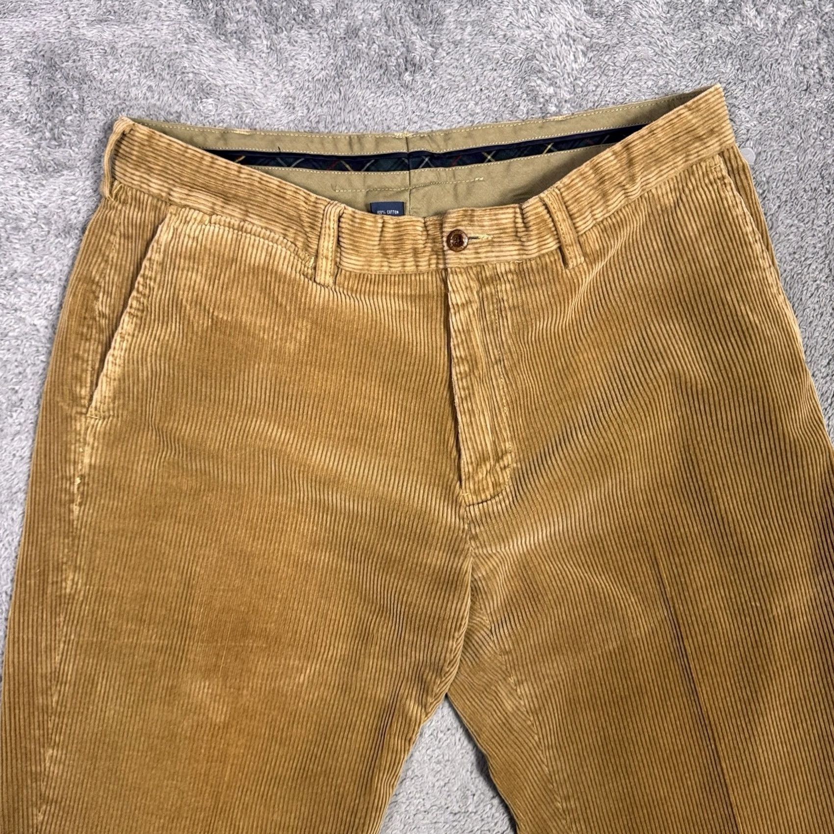 Polo Ralph Lauren VINTAGE Polo Ralph Lauren Preston Pant Pants Brown Mens 36x28 Corduroy Chino Trouser 90s Casual Workwear Size US M / EU 48-50 / 2 - 3 Thumbnail