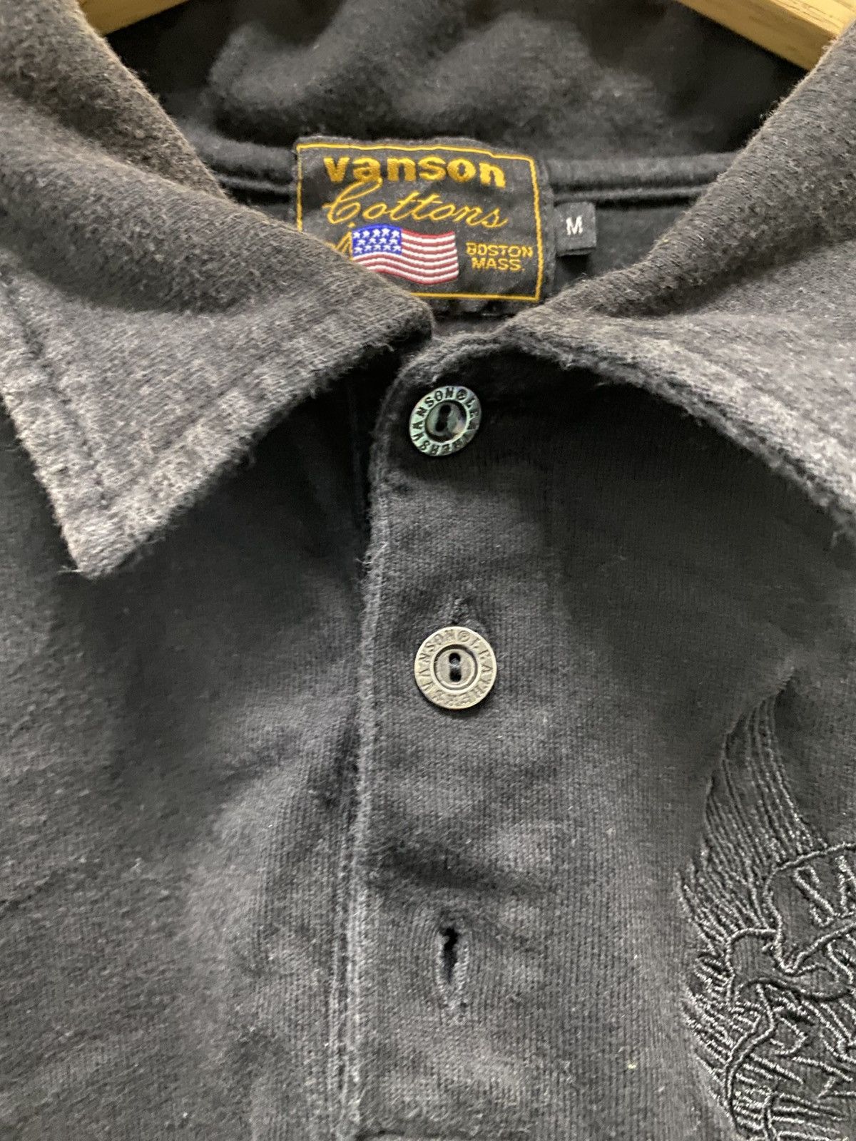 Japanese Brand × Vanson Leathers × Vintage 🔥Vintage Vanson Big Skull Logo Size US M / EU 48-50 / 2 - 8 Thumbnail