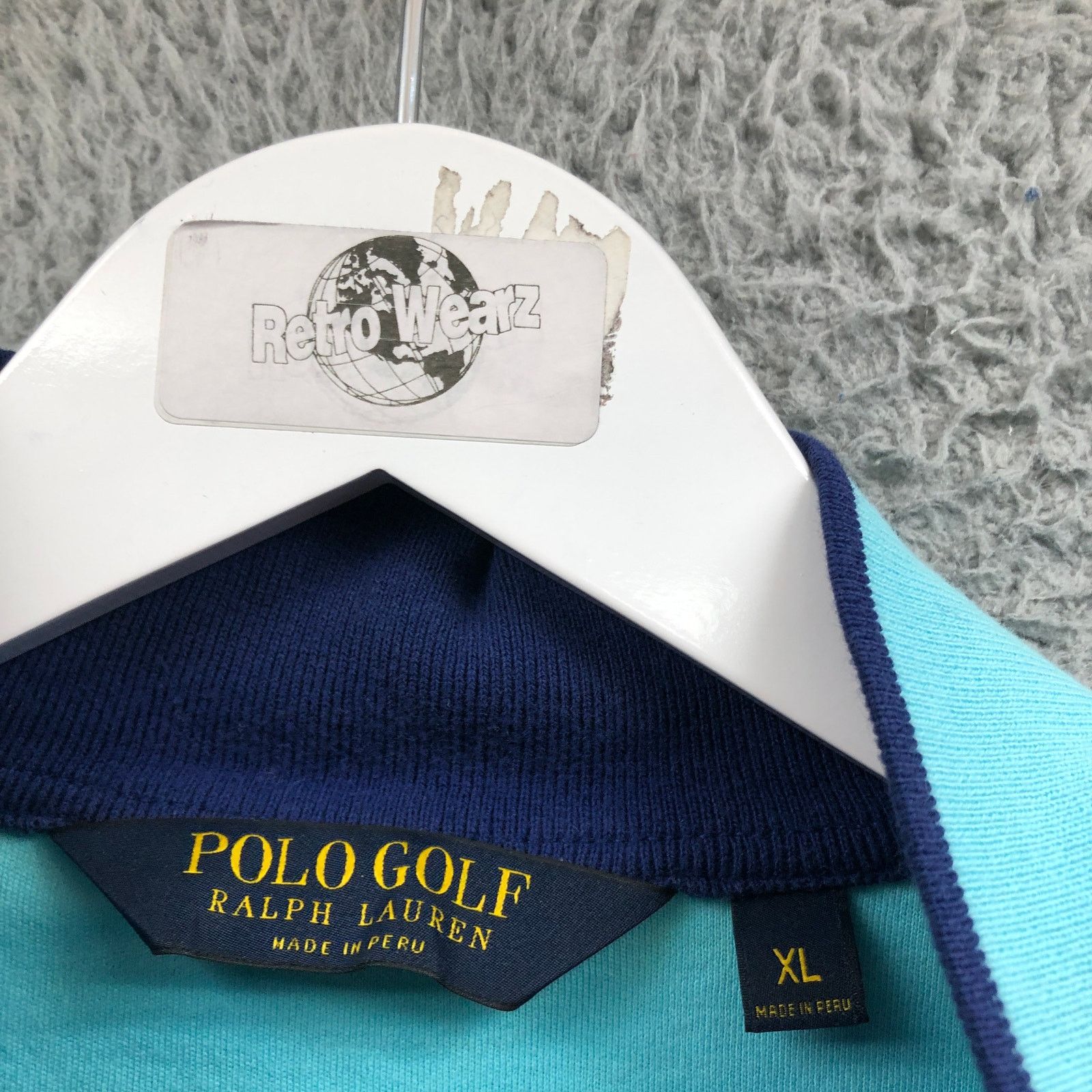 Polo Ralph Lauren Polo Golf Ralph Lauren 1/4 Zip Sweater Pullover Mens XL Blue Size US XL / EU 56 / 4 - 3 Thumbnail