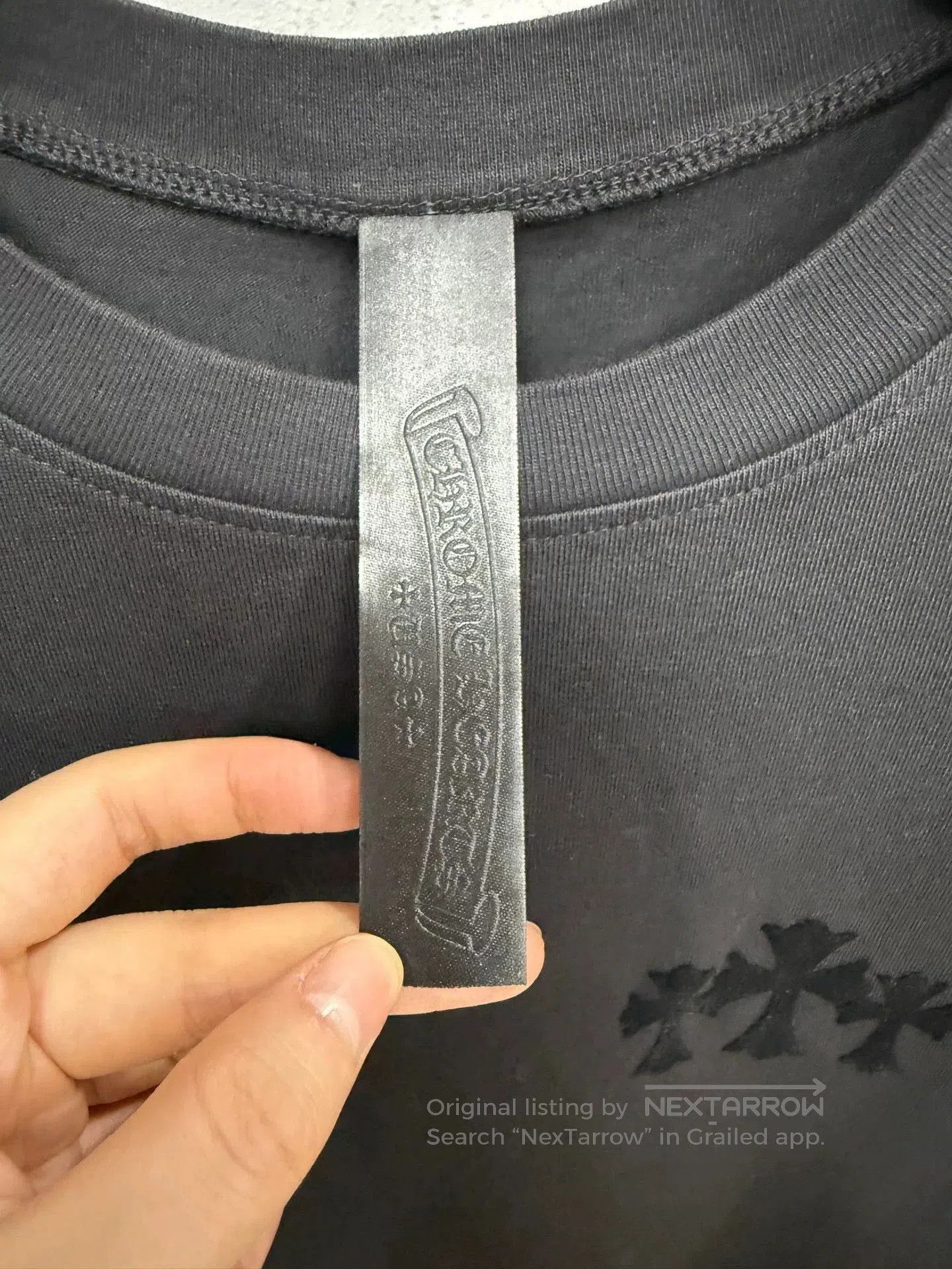 Chrome Hearts Chrome Hearts Black Velvet Cross Longsleeve. Size US M / EU 48-50 / 2 - 4 Thumbnail