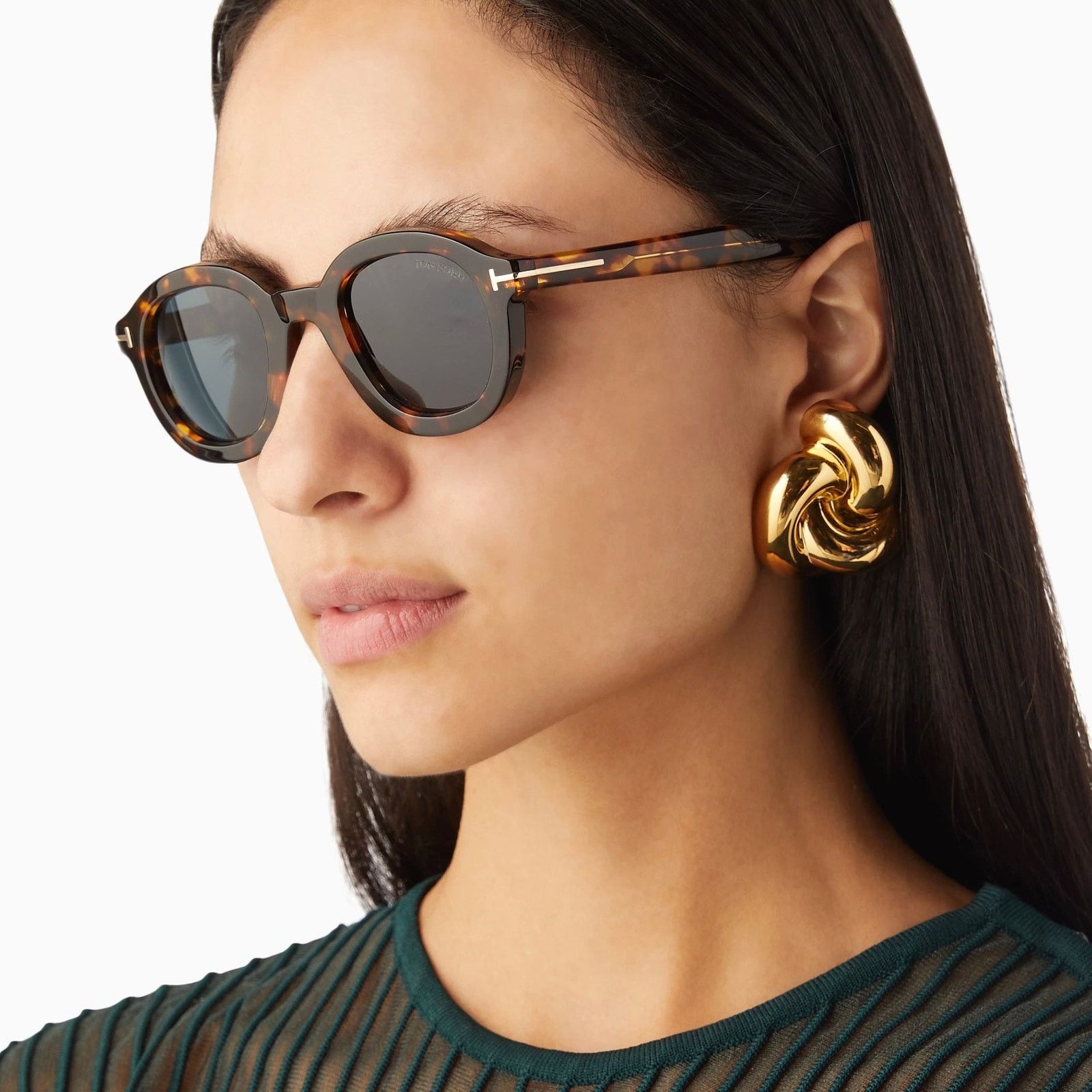 Tom Ford New, TOM FORD Raffa Sunglasses TF1100 52V Authentic Size ONE SIZE - 4 Thumbnail