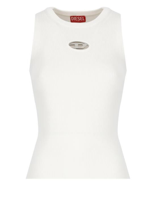 Diesel DIESEL Women Tops A17450 0DLAX100 White Size S / US 4 / IT 40 - 1 Thumbnail