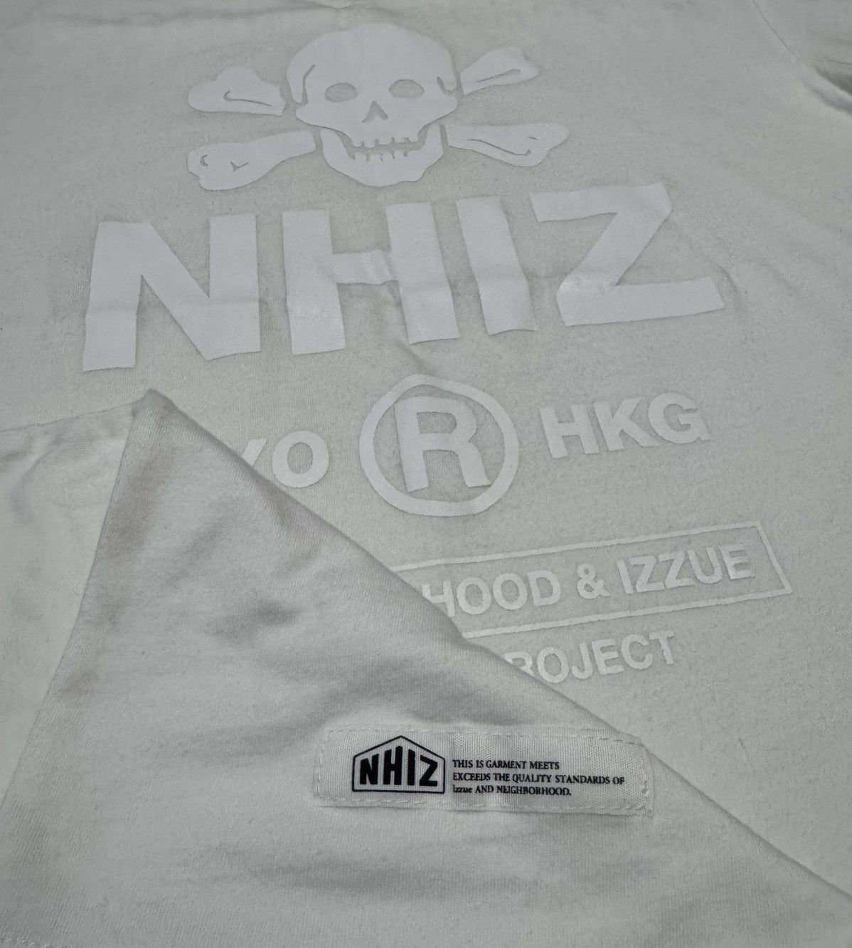 Neighborhood NEIGHBORHOOD x IZZUE White Tee Size US S / EU 44-46 / 1 - 5 Thumbnail