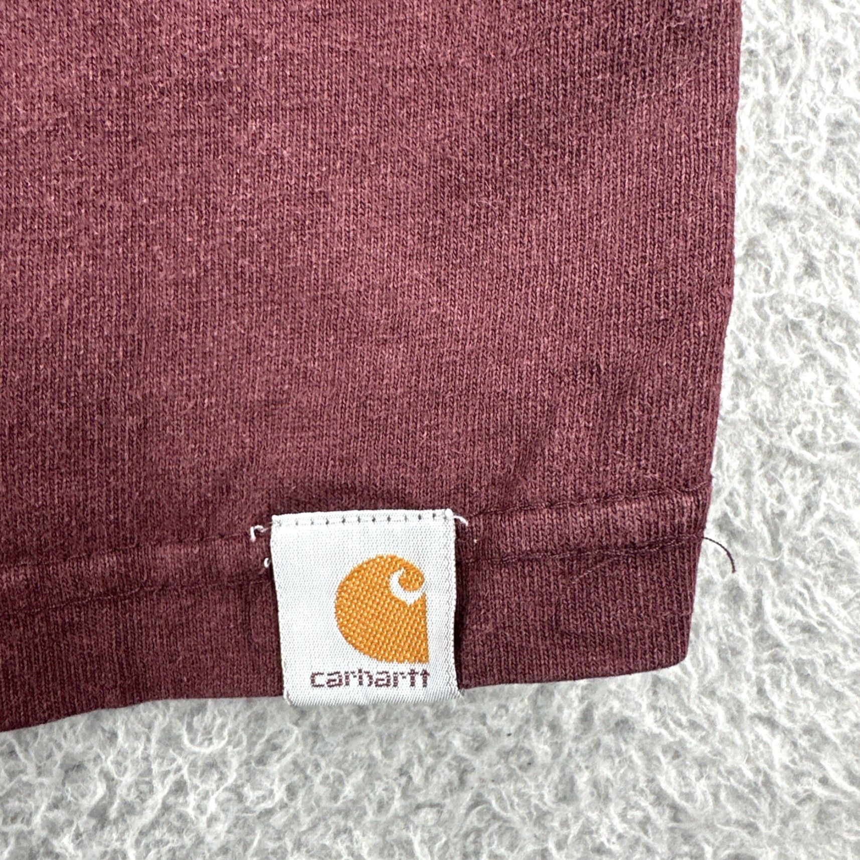 Carhartt Carhartt T-Shirt Men XL Maroon Red Graphic Print Logo EUC Regular Fit Size US XL / EU 56 / 4 - 7 Thumbnail