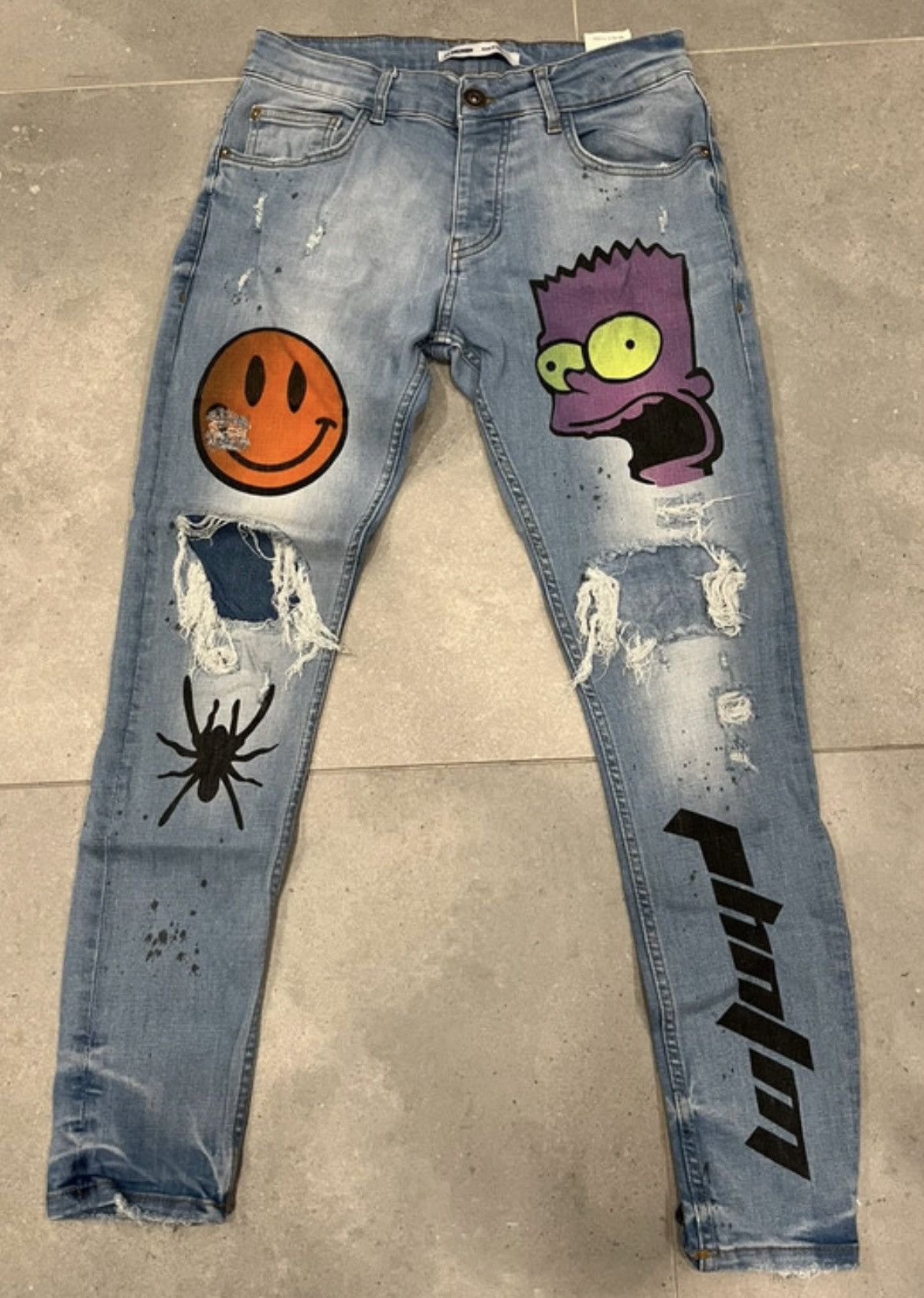 Vintage men's denim trousers Size US 30 / EU 46 - 1 Thumbnail