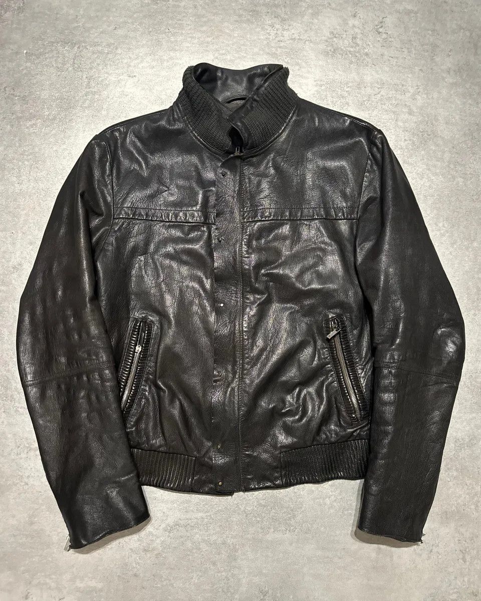 Emporio Armani AW2008 Emporio Armani Obscure Premium Alpha Leather Jacket Size US M / EU 48-50 / 2 - 7 Thumbnail