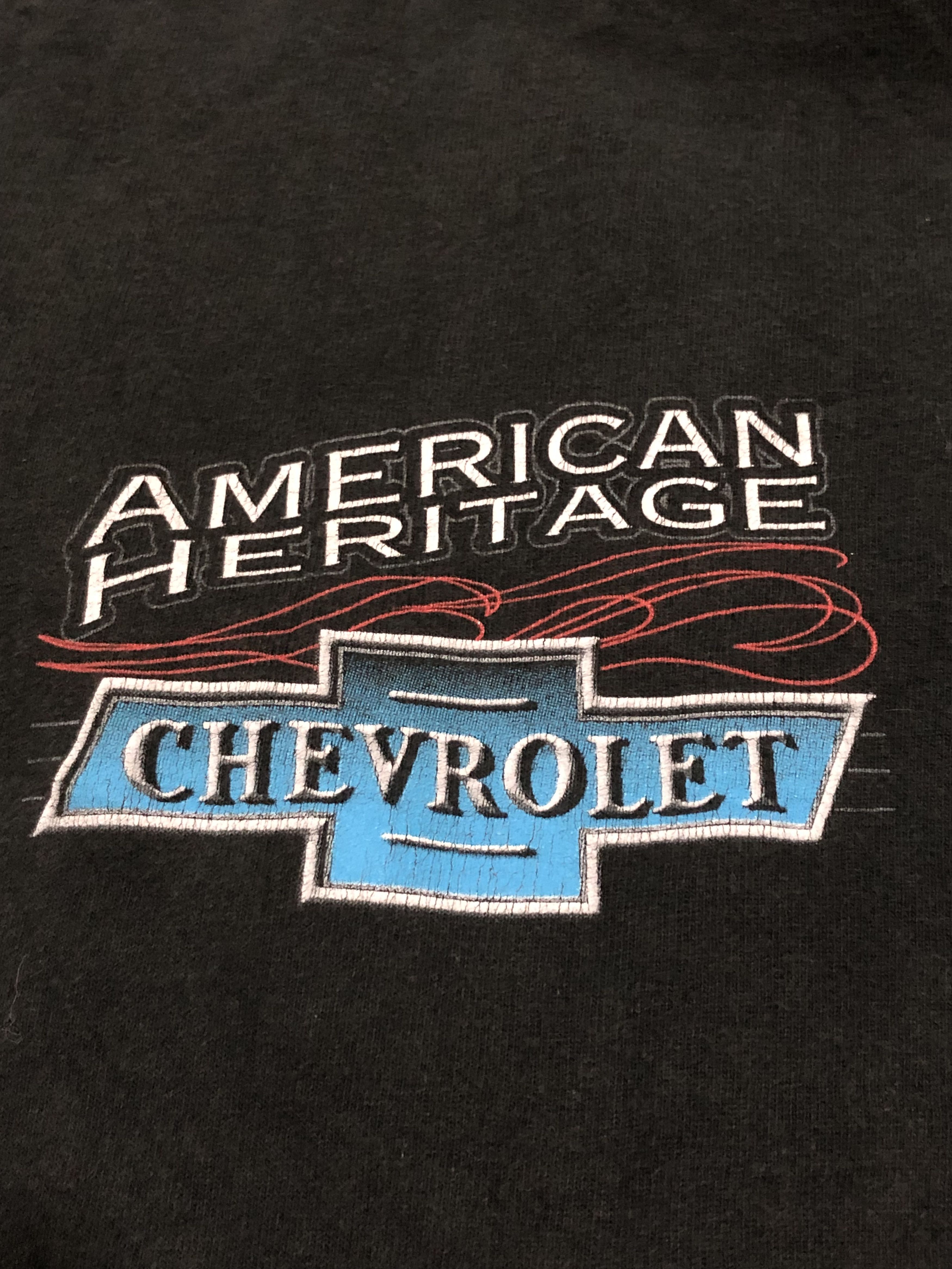 Fruit Of The Loom × Vintage Vintage American Heritage Chevrolet Tshirt Size US XXL / EU 58 / 5 - 5 Thumbnail